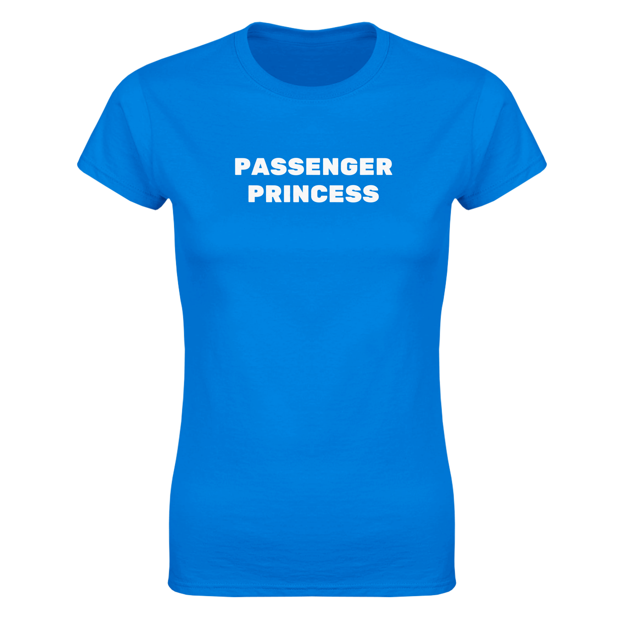 Passenger princess – morsom dame-t-skjorte fra Køddeklær