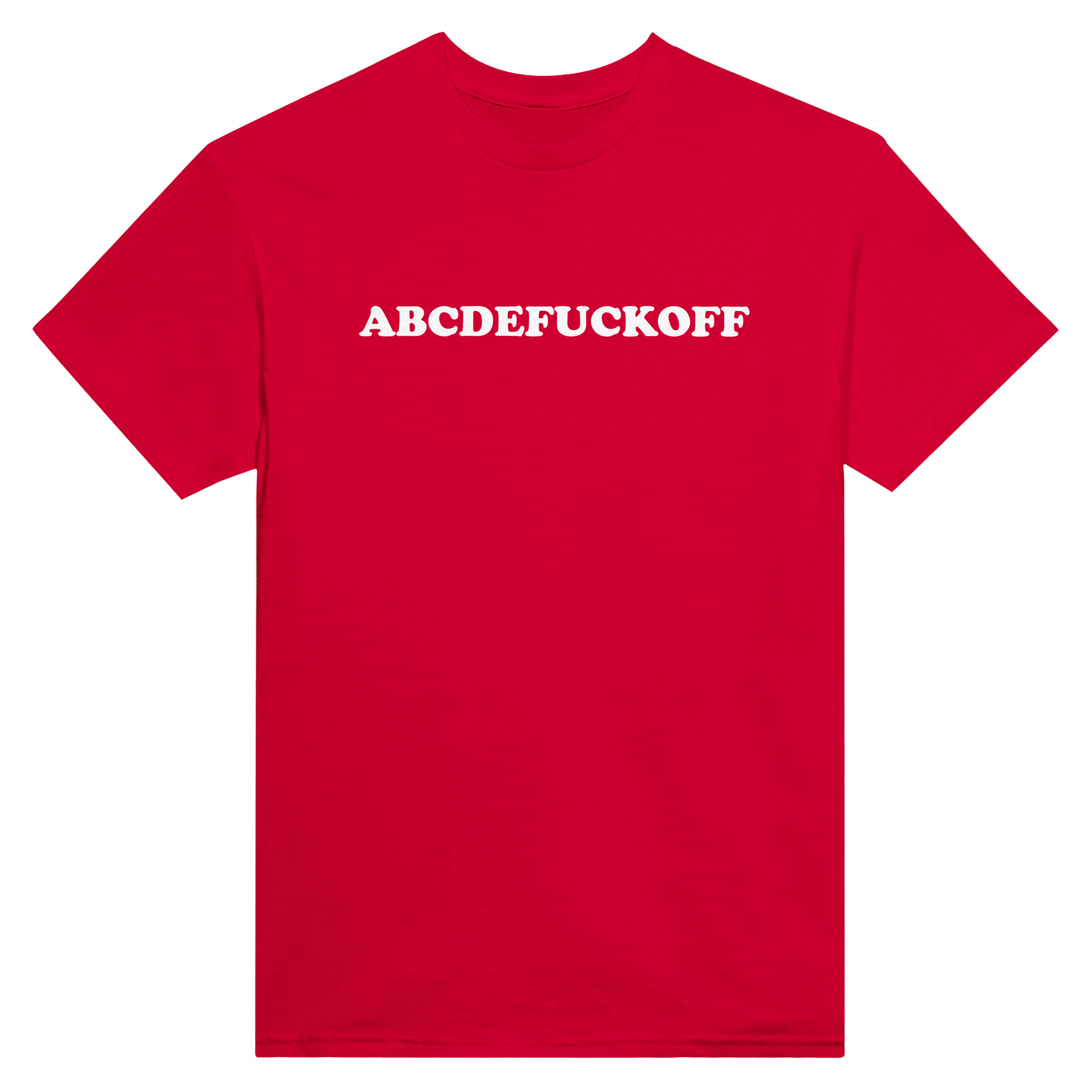 Abcdefuckoff – morsom t-skjorte fra Køddeklær