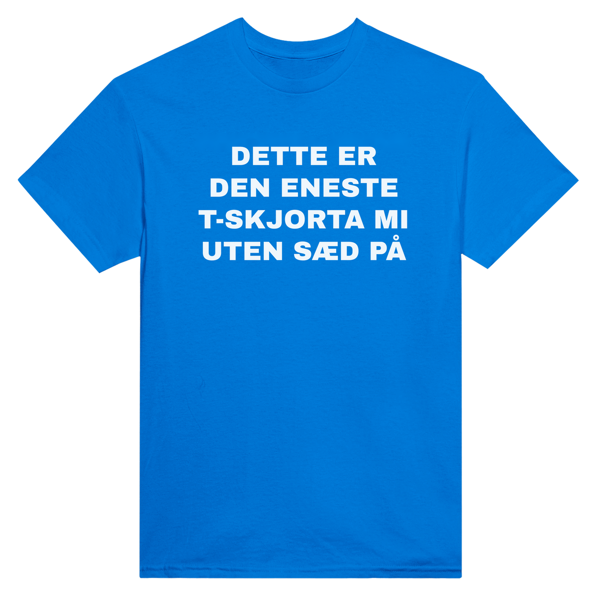 Dette er den eneste t-skjorta mi uten sæd på - t-skjorte – Royal