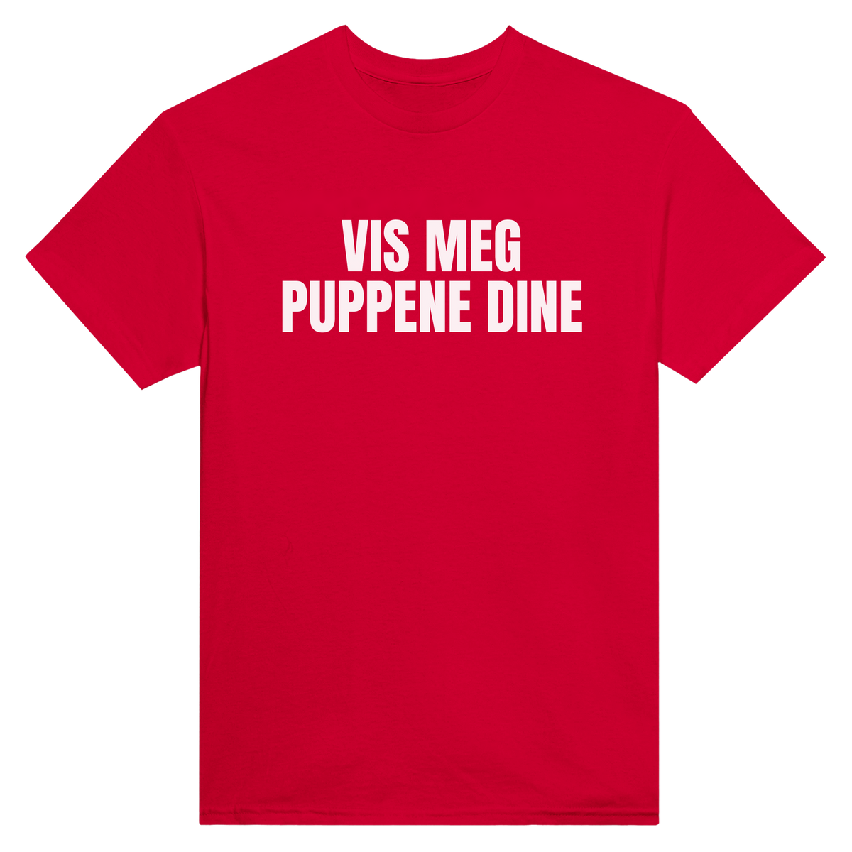 Vis meg puppene dine - t-skjorte – Red