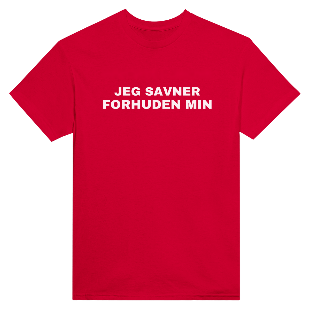 Forhuden min jeg savner - t-skjorte – Red