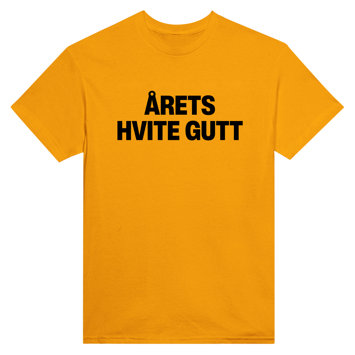 Årets hvite gutt - t-skjorte – Gold