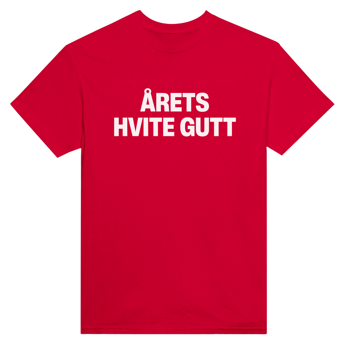 Årets hvite gutt - t-skjorte – Red