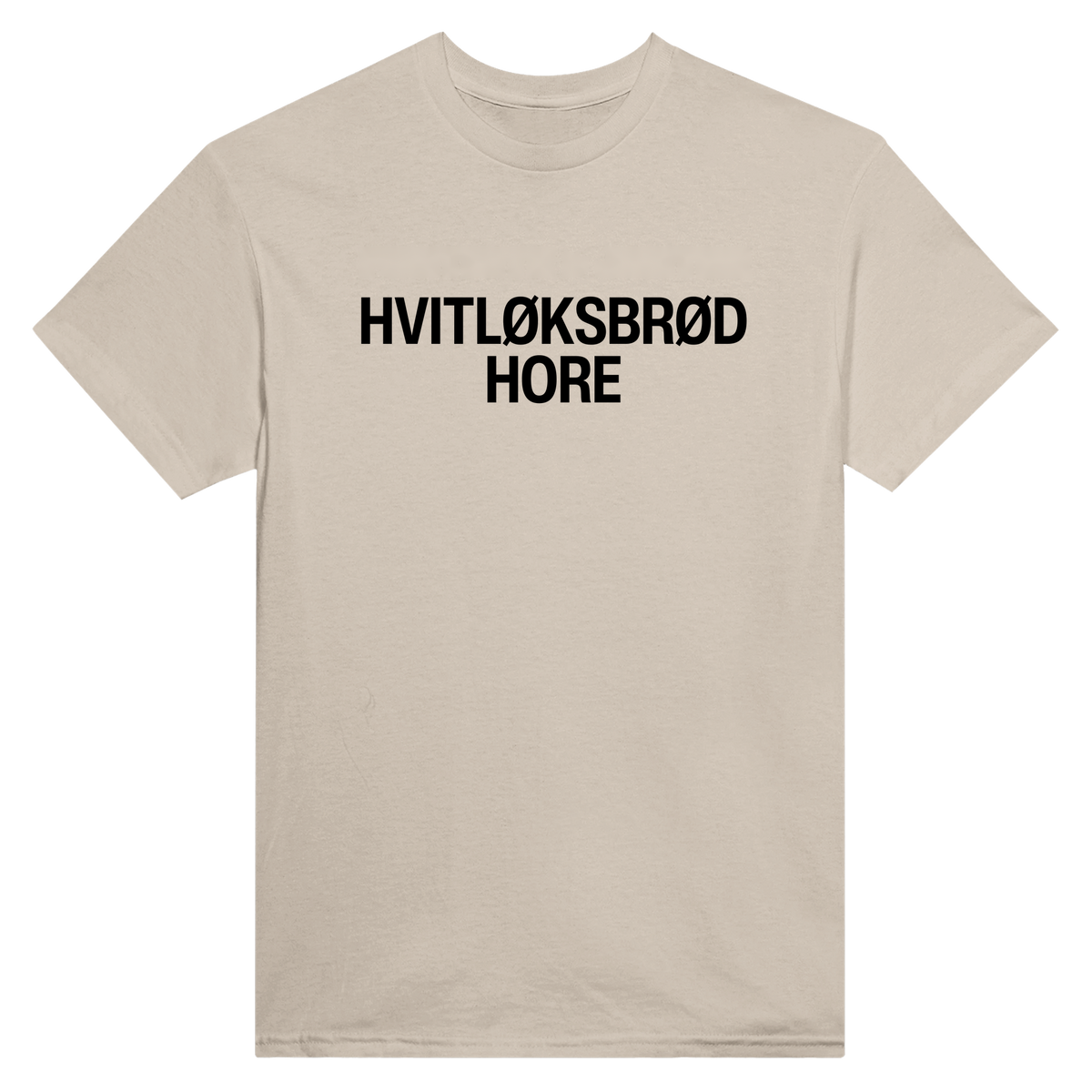Hvitløksbrød hore - t-skjorte – Sand
