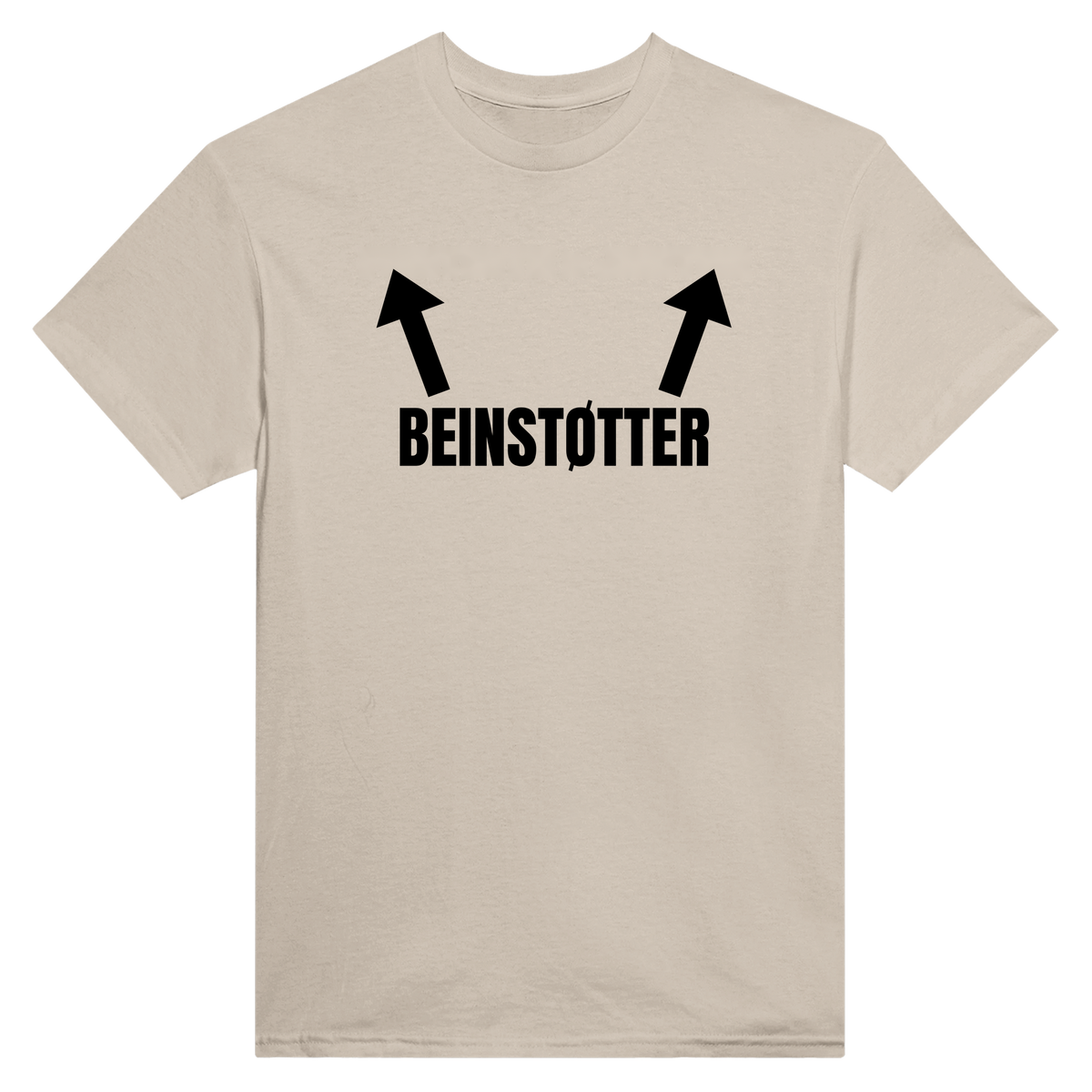Beinstøtter - t-skjorte – Sand