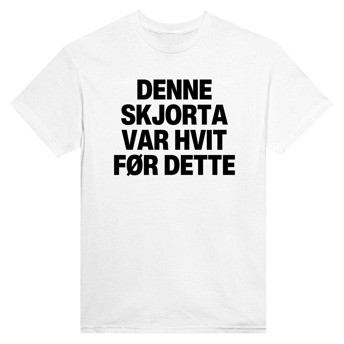 Denne skjorta var hvit før dette - t-skjorte – White