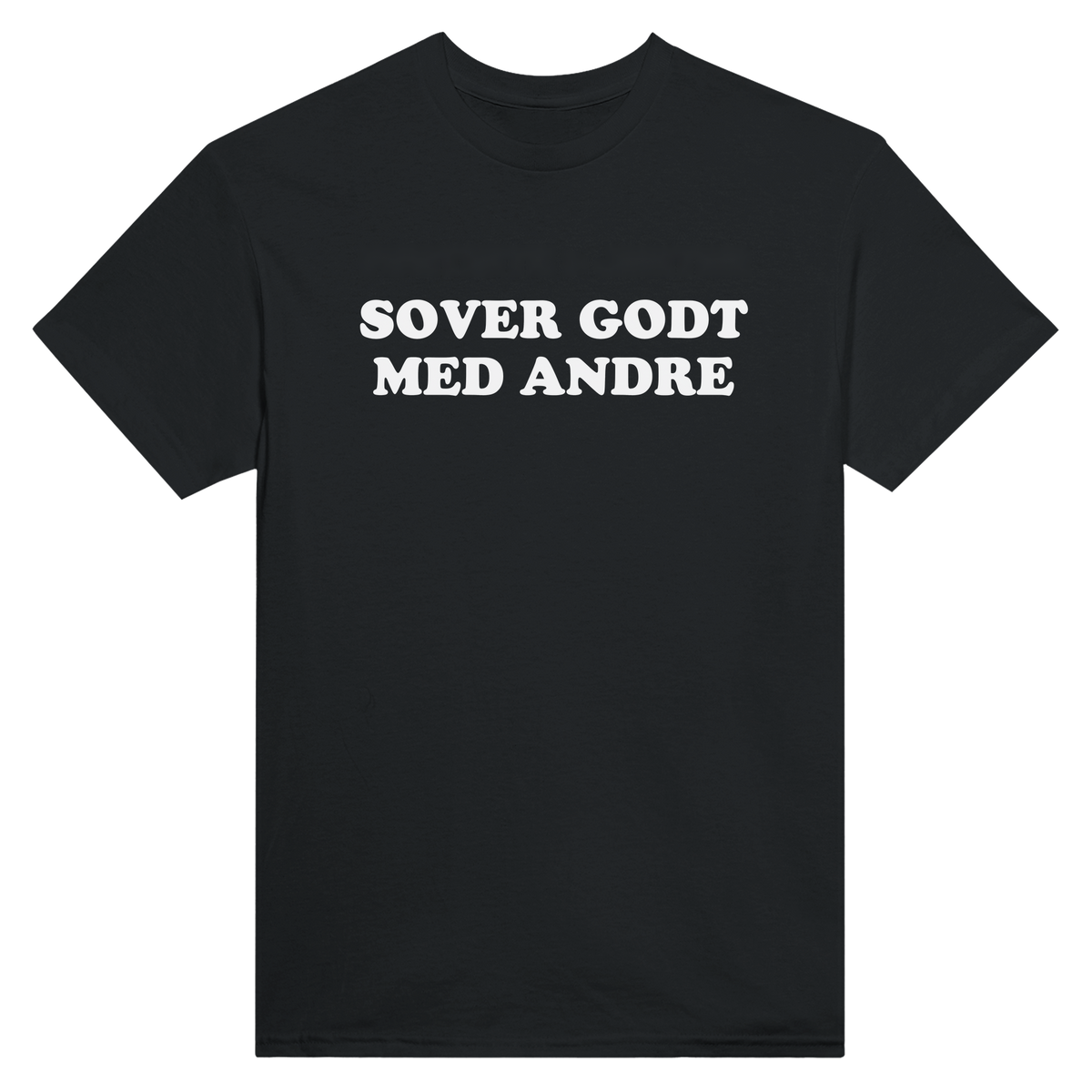 Sover godt med andre - t-skjorte – Black