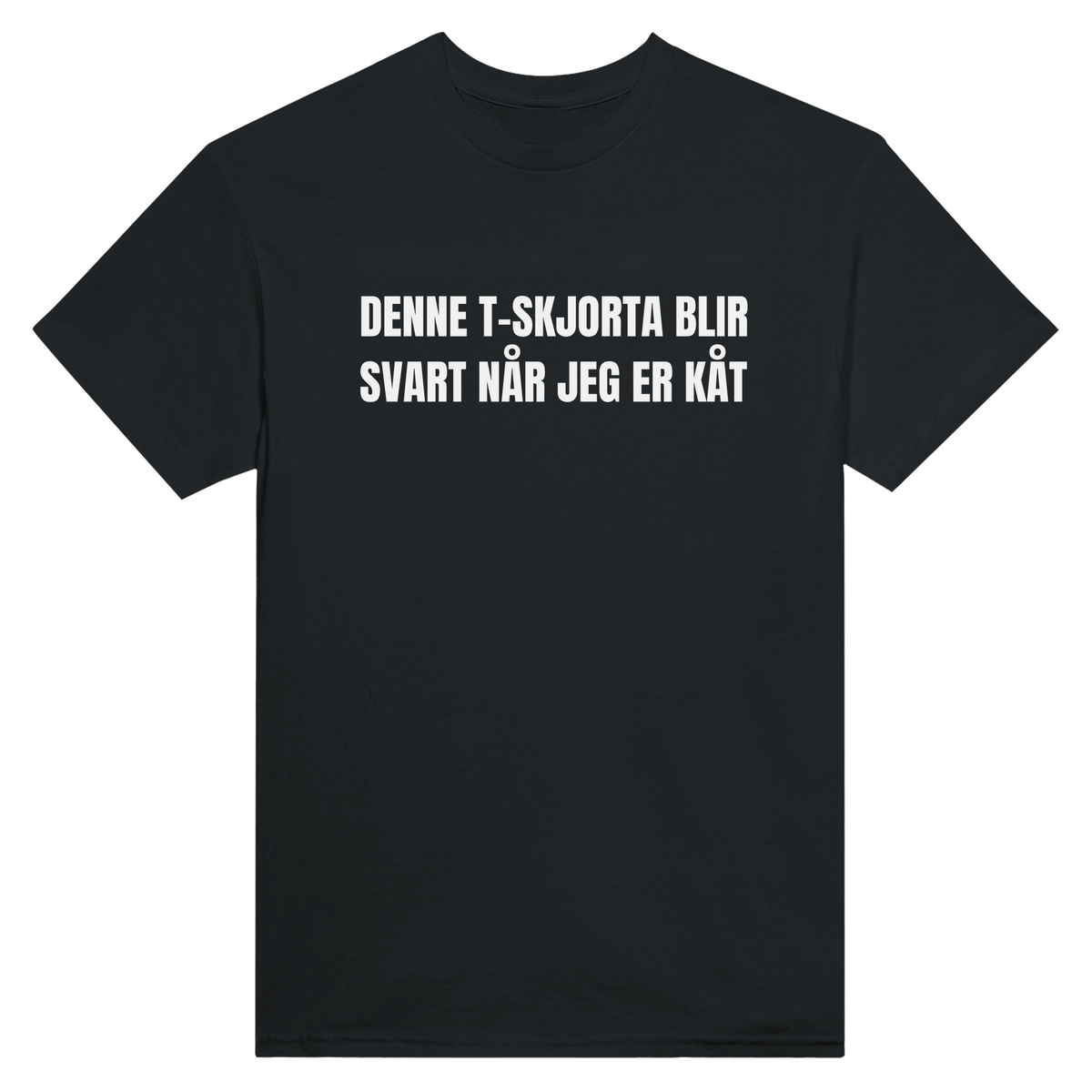 Denne t-skjorta blir svart når jeg er kåt - t-skjorte – Black