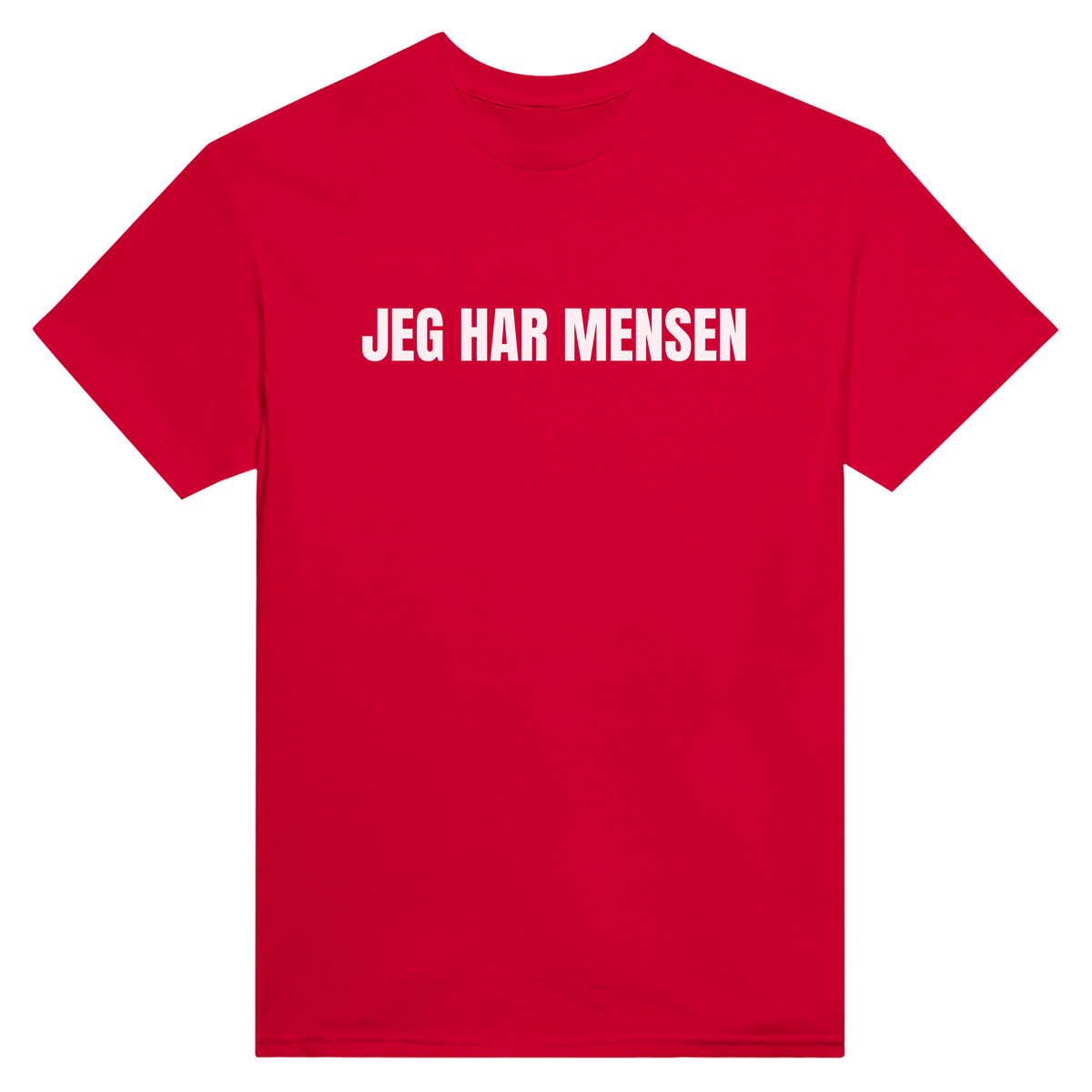 Jeg har mensen - t-skjorte – Red