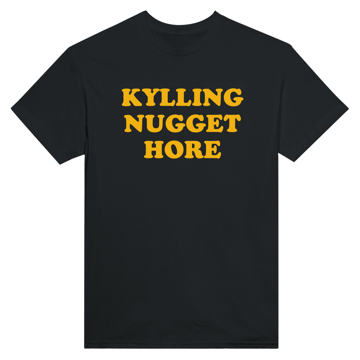 Kyllingnuggethore - t-skjorte – Black