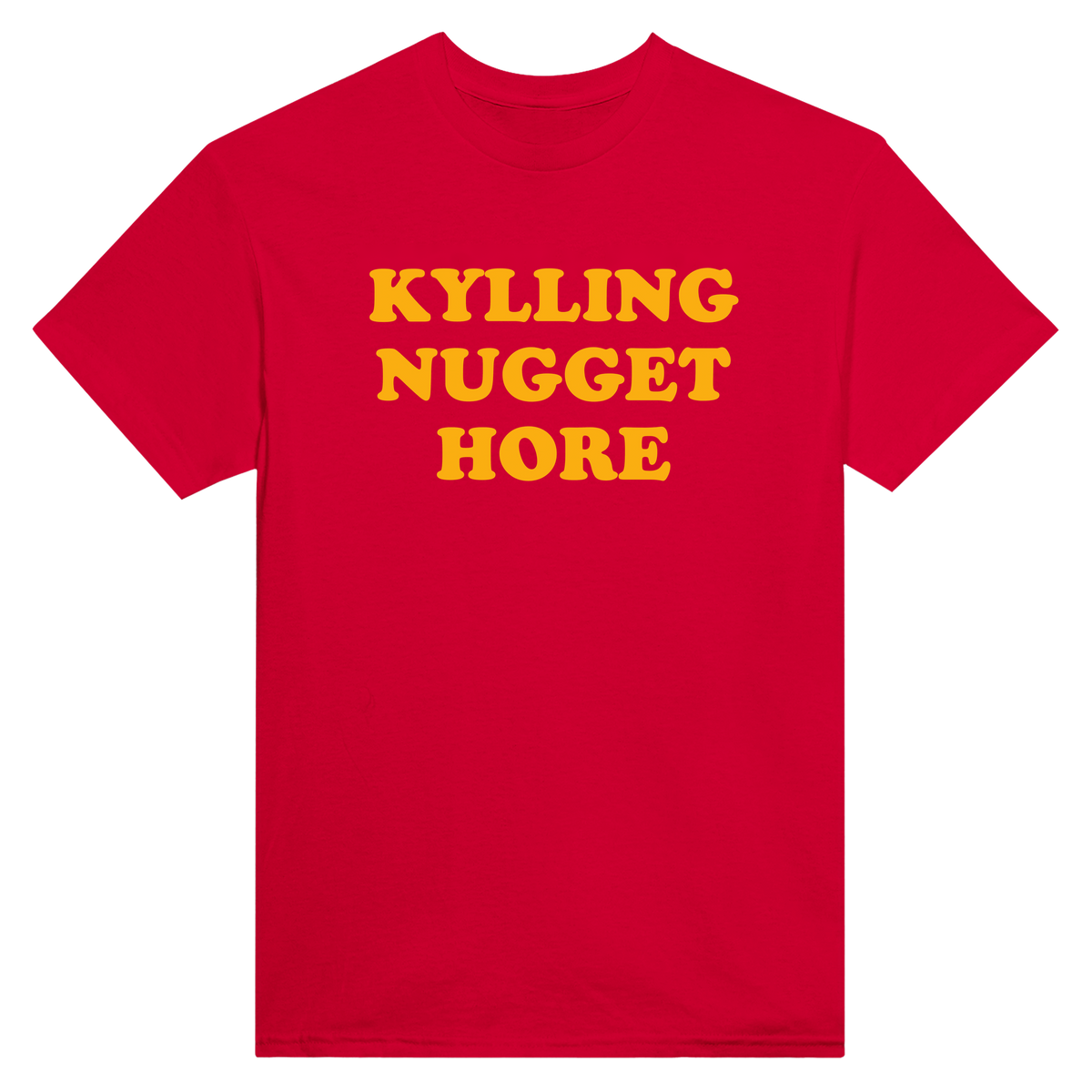 Kyllingnuggethore - t-skjorte – Red