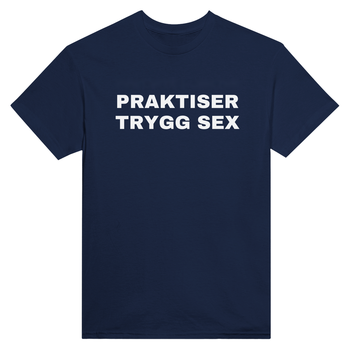 Praktiser trygg sex - t-skjorte – Navy