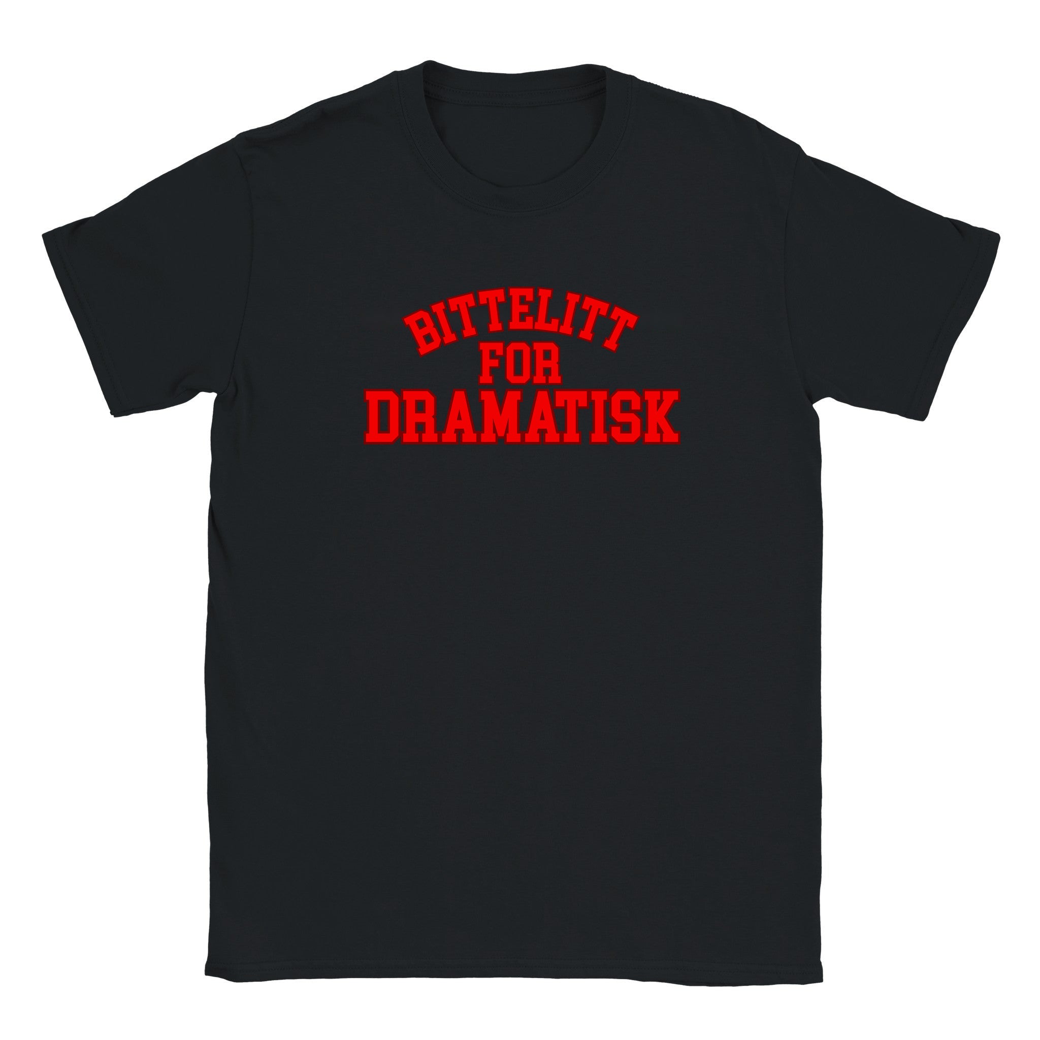 For dramatisk - Baby tee – Black