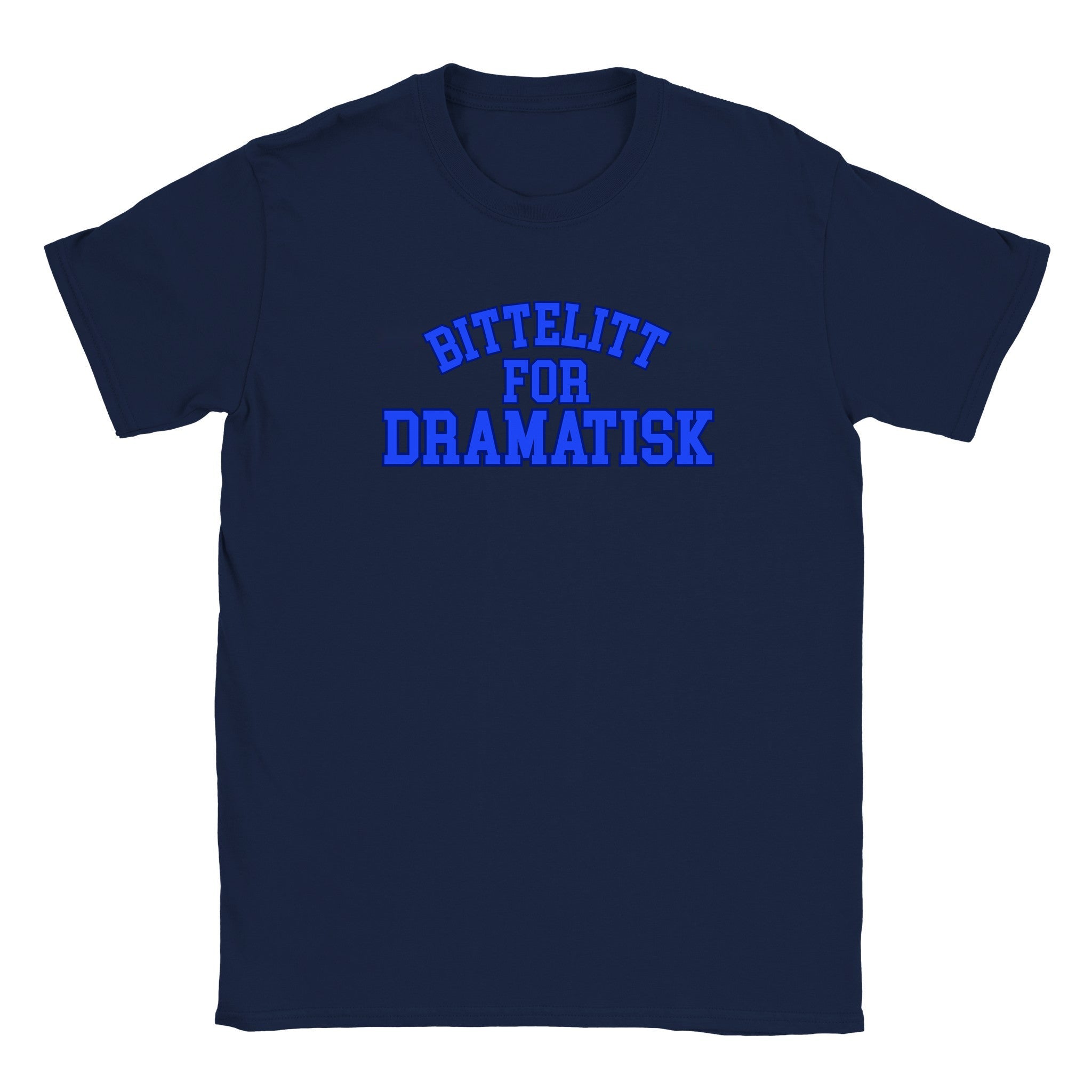 For dramatisk - Baby tee – Navy