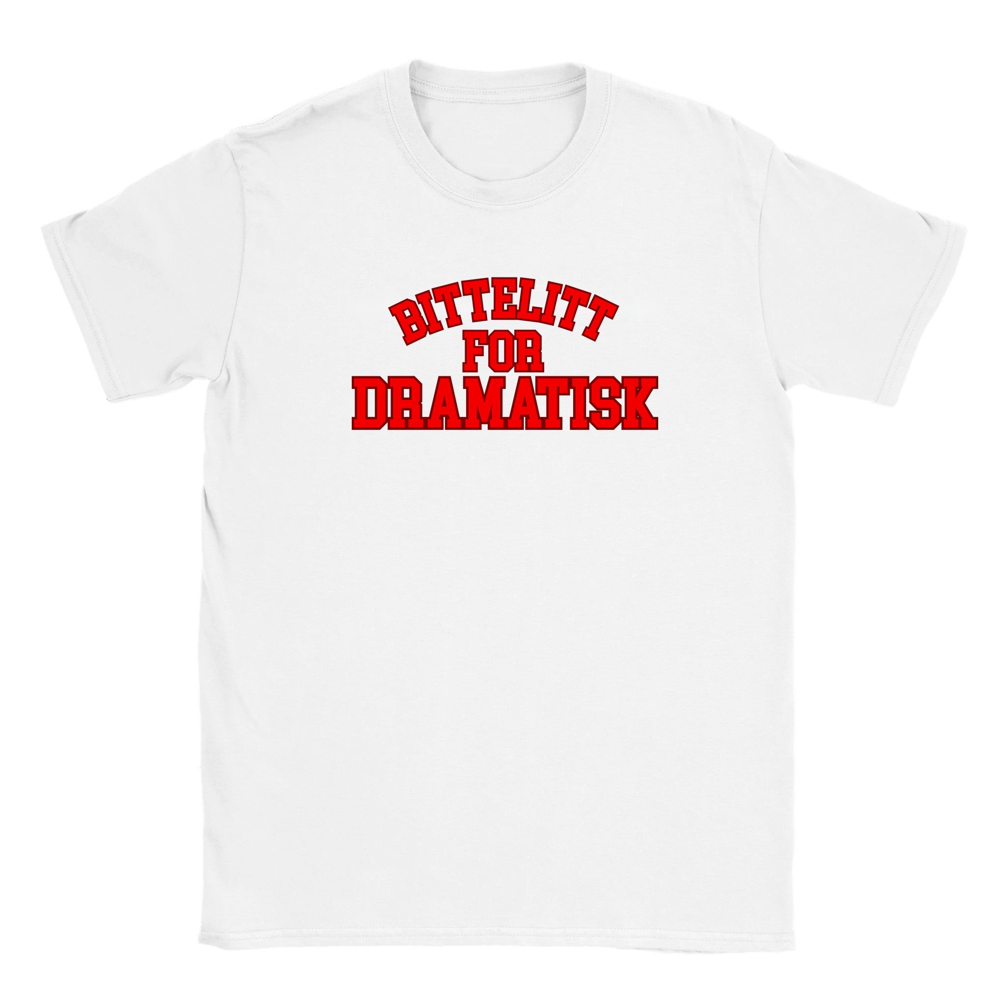 For dramatisk - Baby tee – White