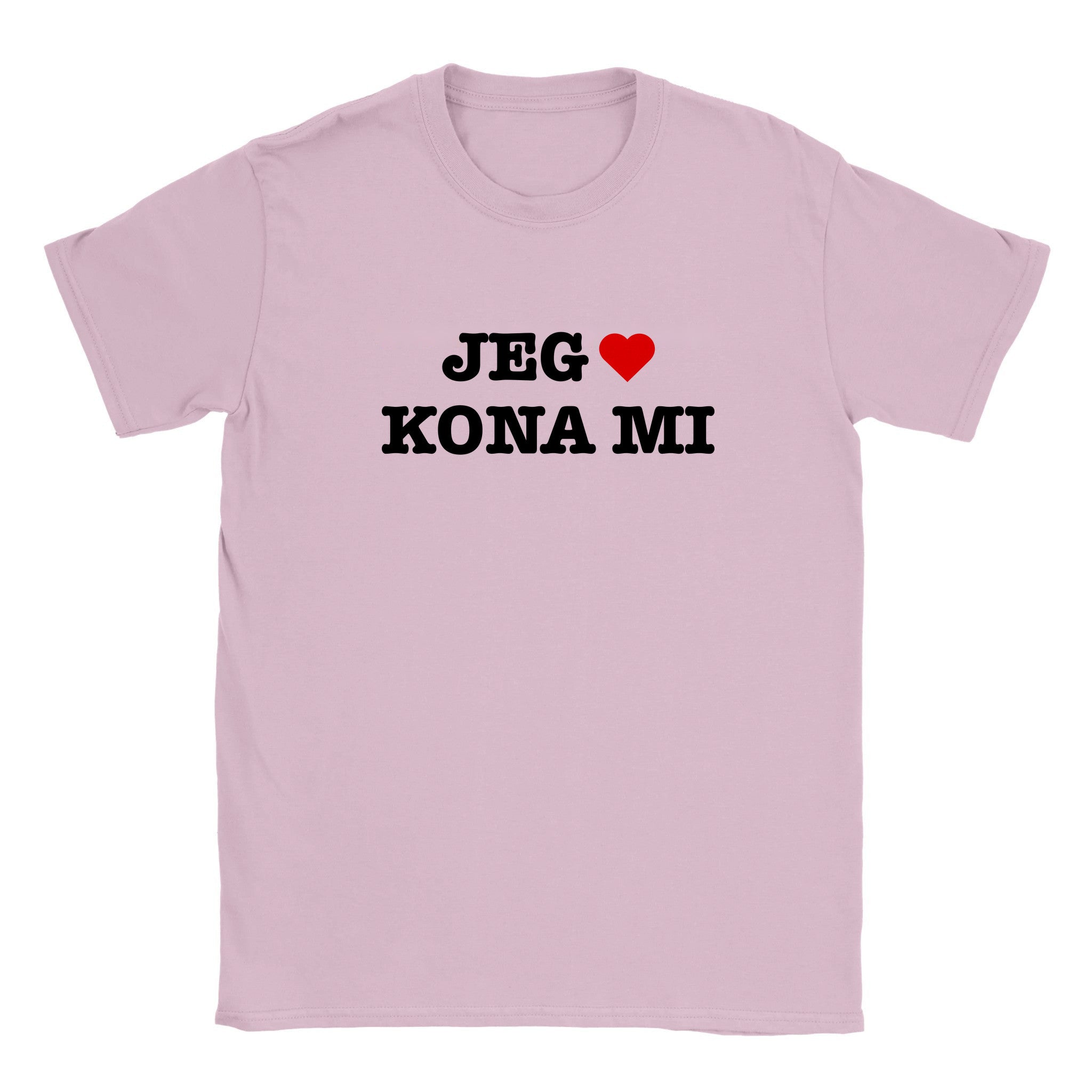 Jeg elsker kona mi - Baby tee – Light Pink