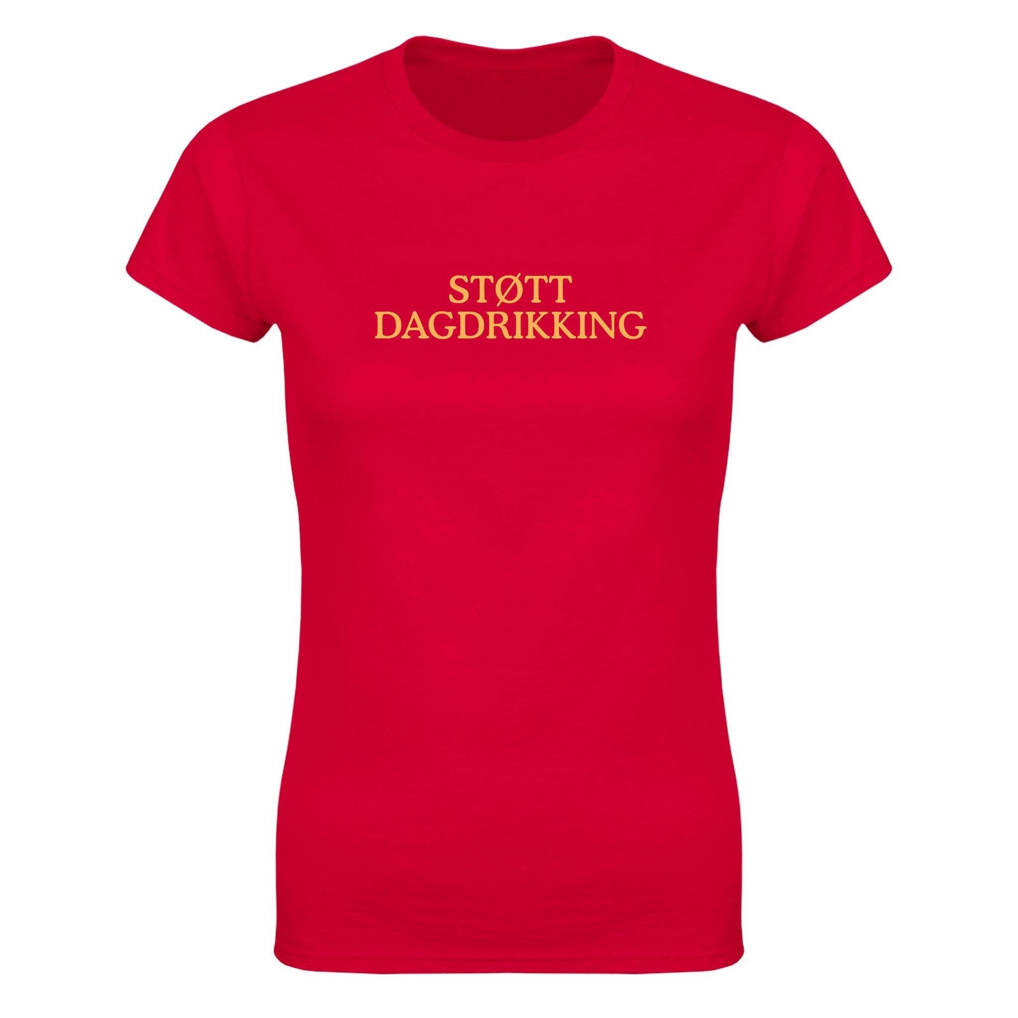Støtt dagdrikking - Dame t-skjorte – Red