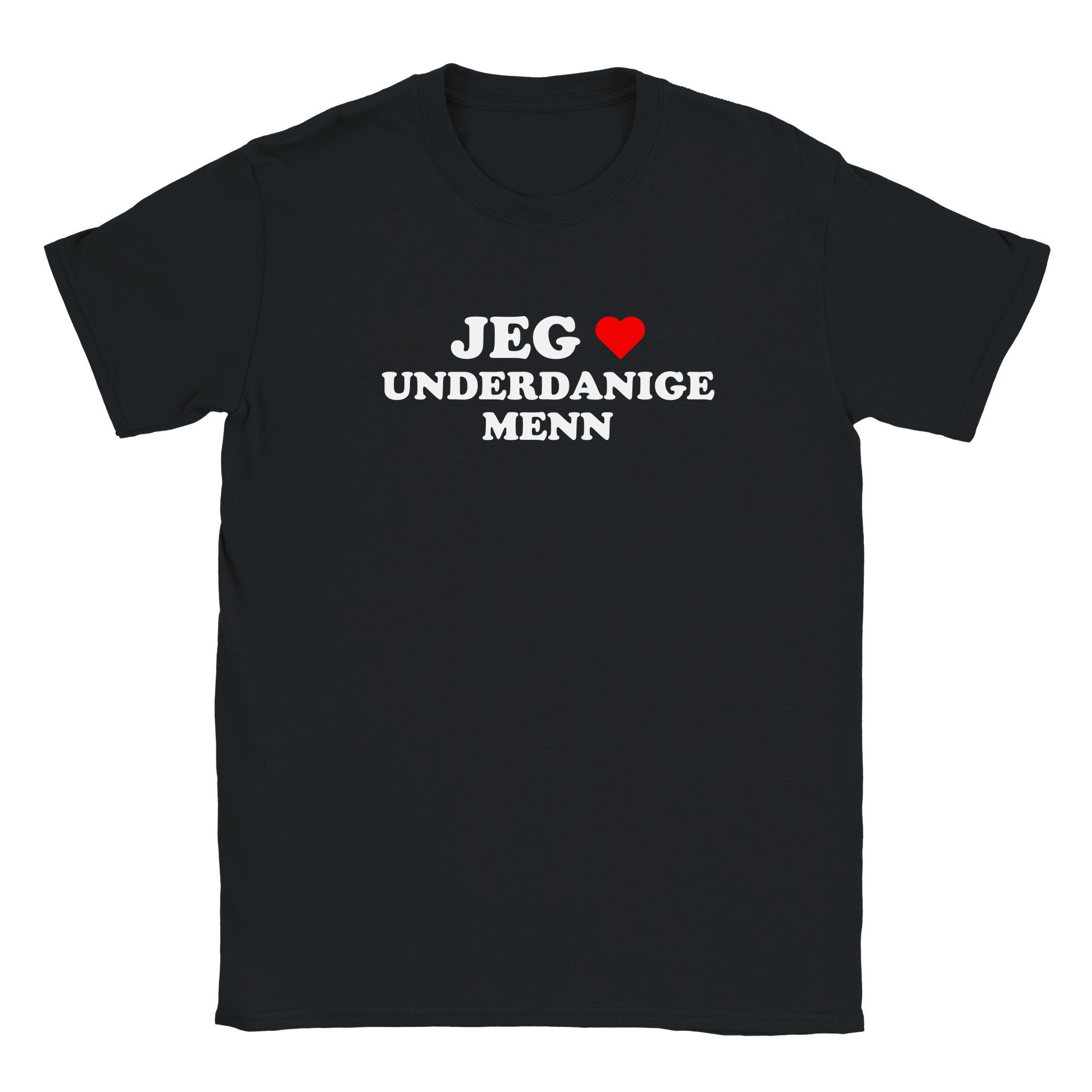 Jeg elsker underdanige menn - Baby tee – Black