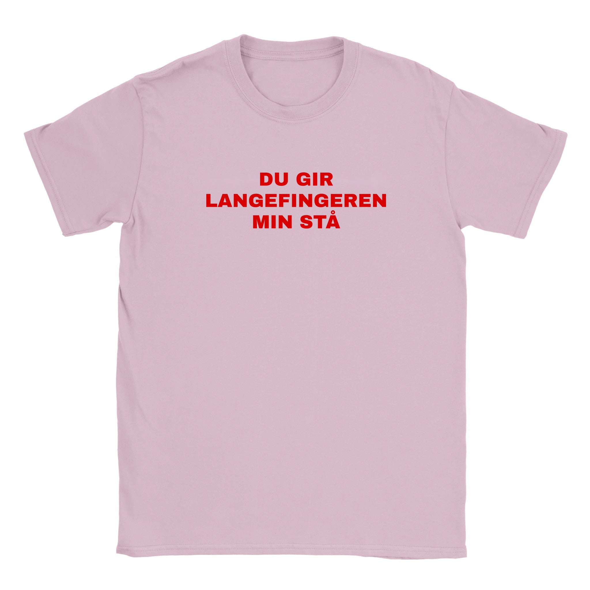 Du gir langefingeren min stå - Baby tee – Light Pink