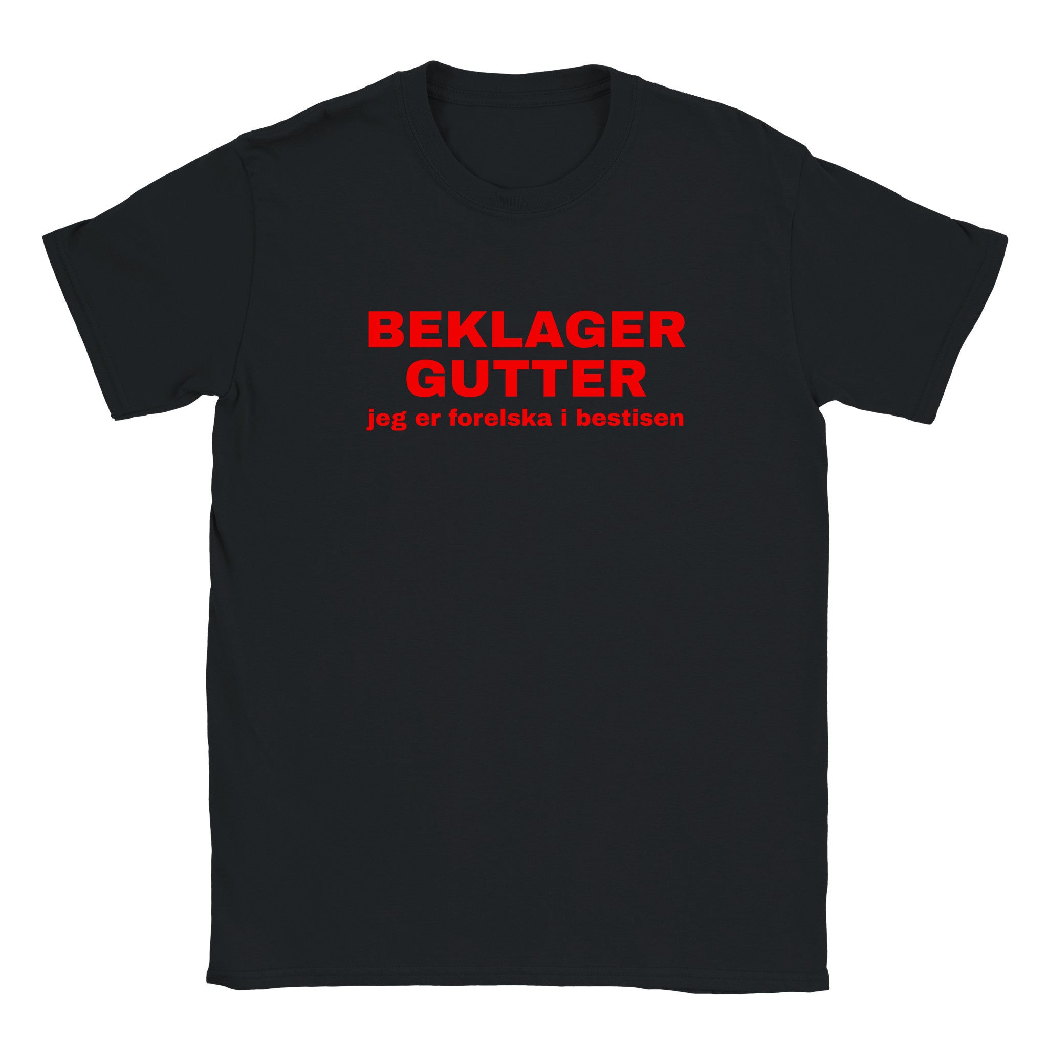 Beklager gutter jeg er forelska i bestisen - Baby tee – Black