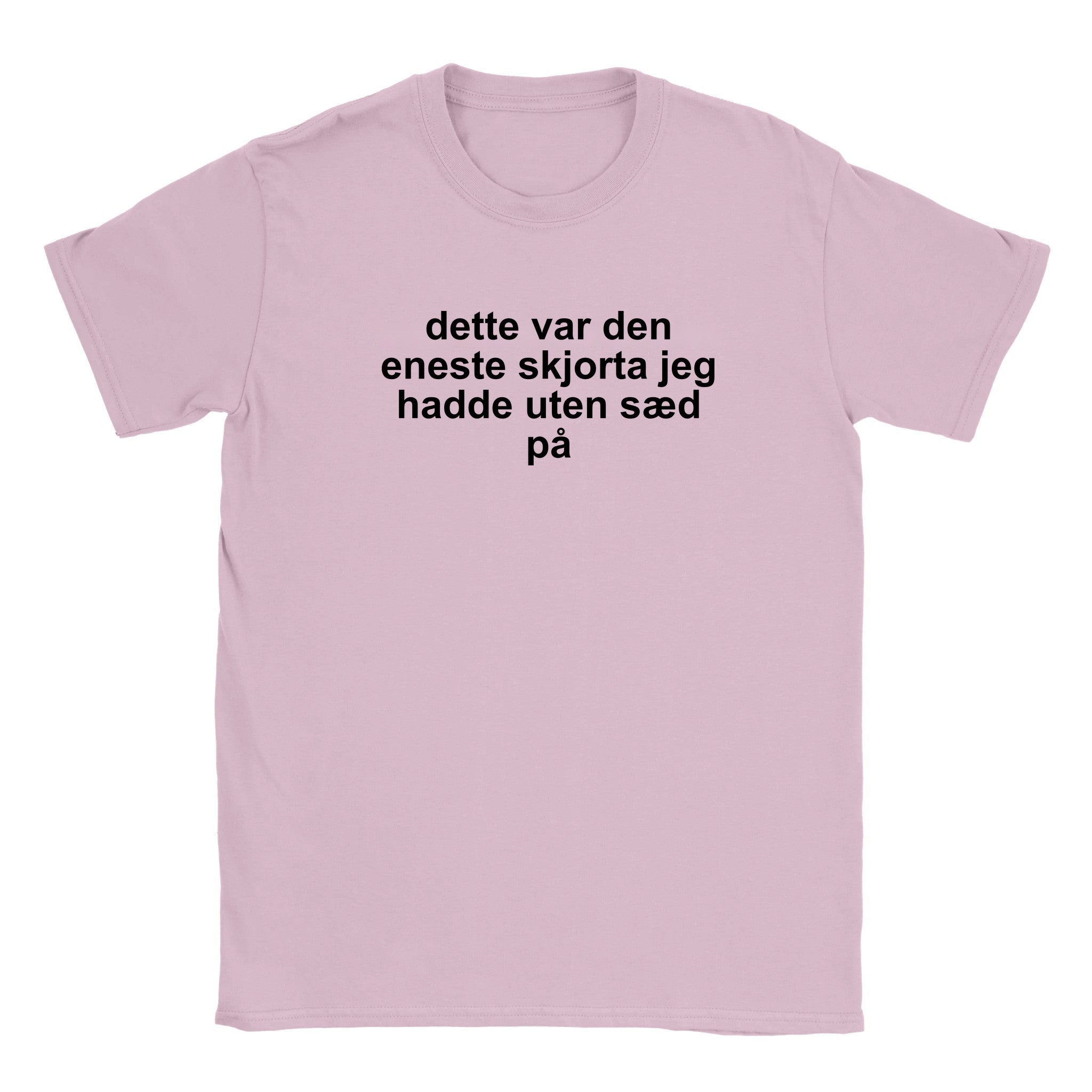 Dette var den eneste skjorta jeg hadde uten sæd på - Baby tee – Light Pink