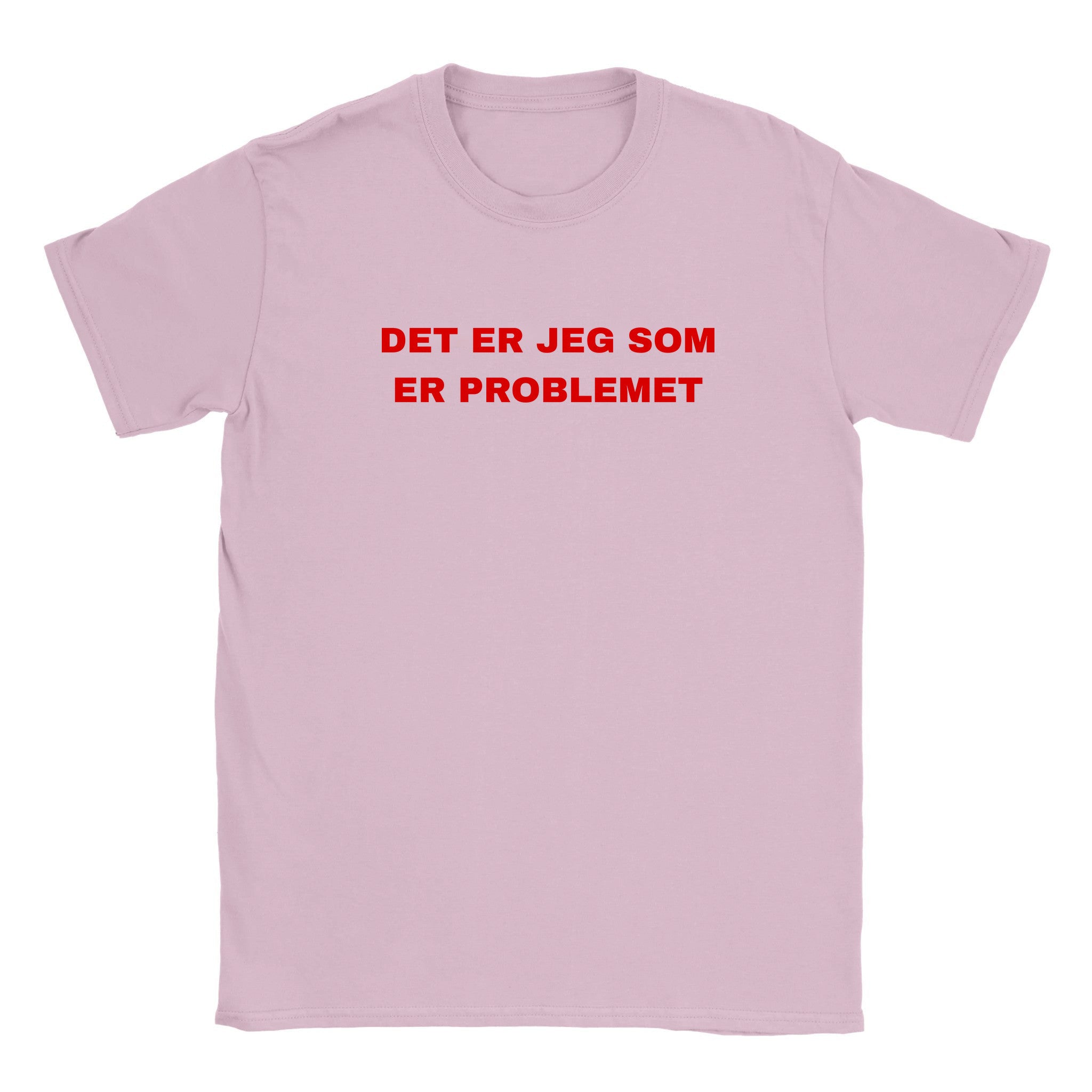 Det er jeg som er problemet - Baby tee – Light Pink