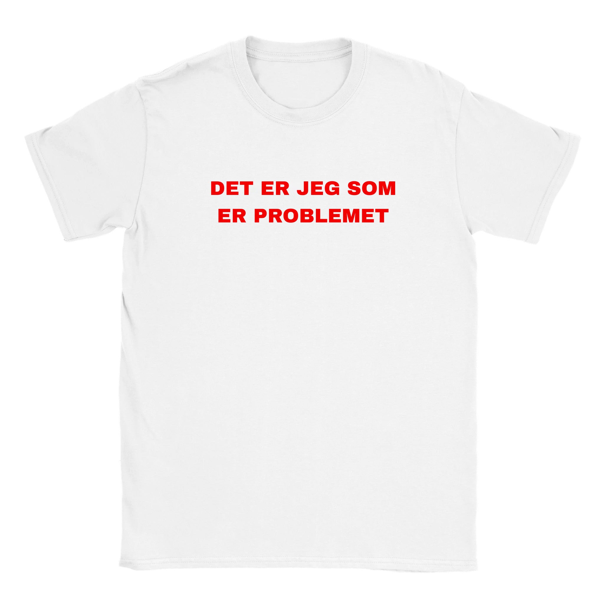 Det er jeg som er problemet - Baby tee – White