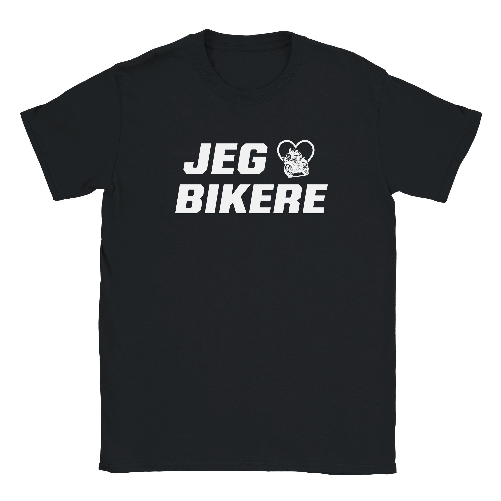 Jeg elsker bikere - Baby tee – Black