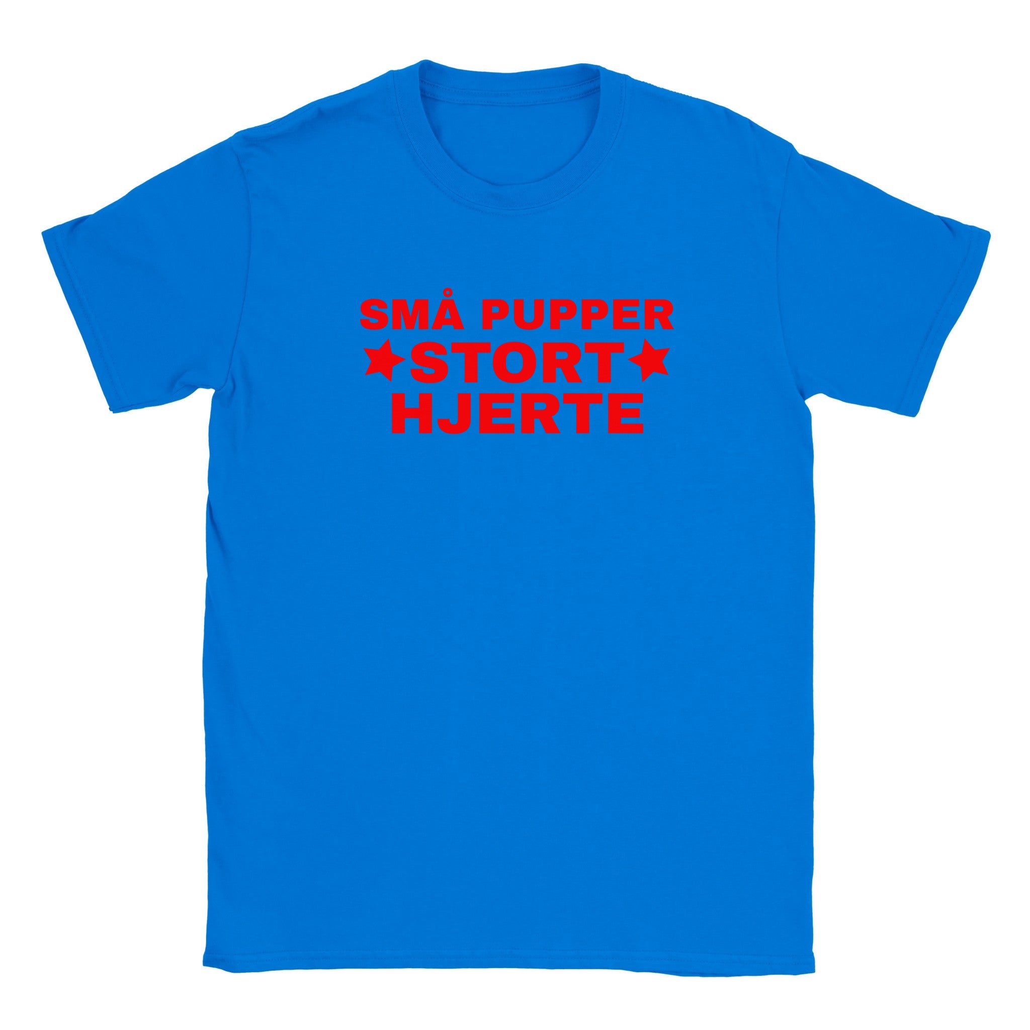 Små pupper stort hjerte - Baby tee – Royal