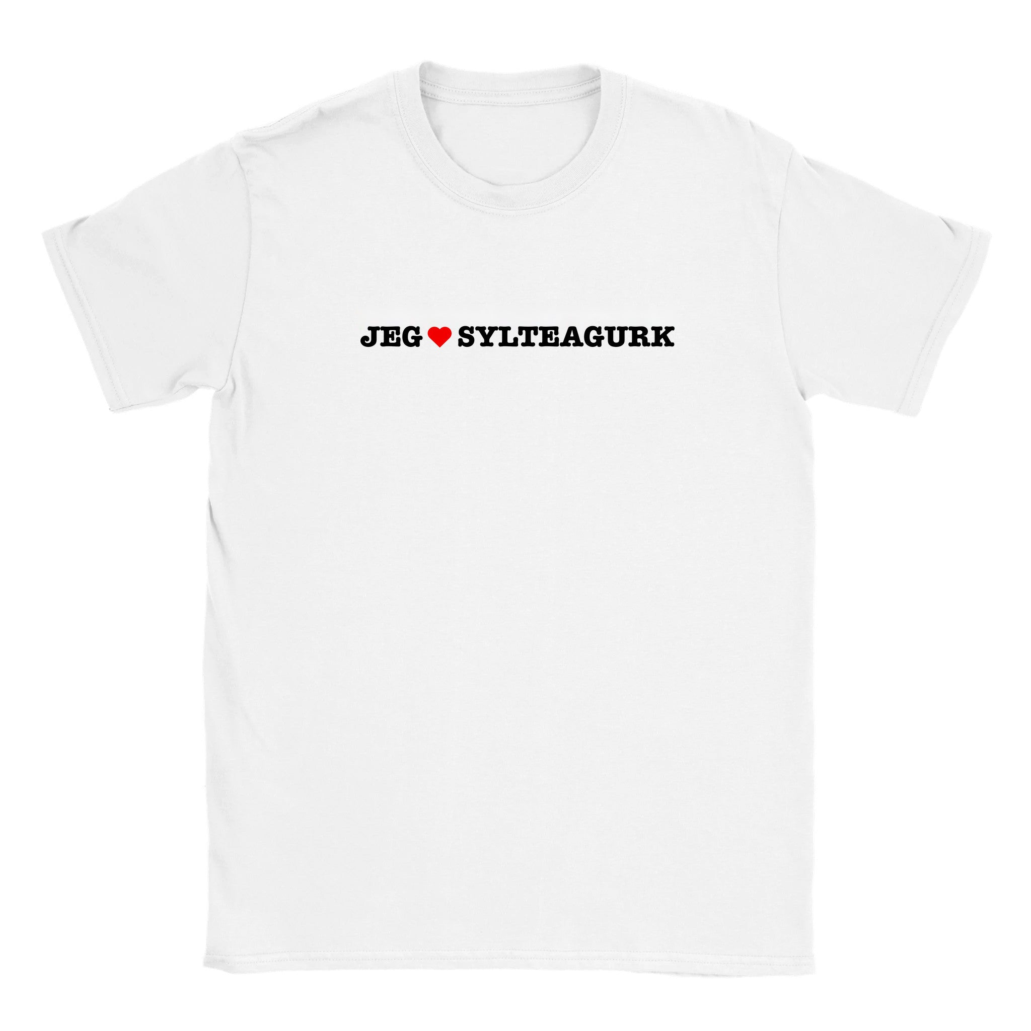 Jeg elsker sylteagurk - Baby tee – White