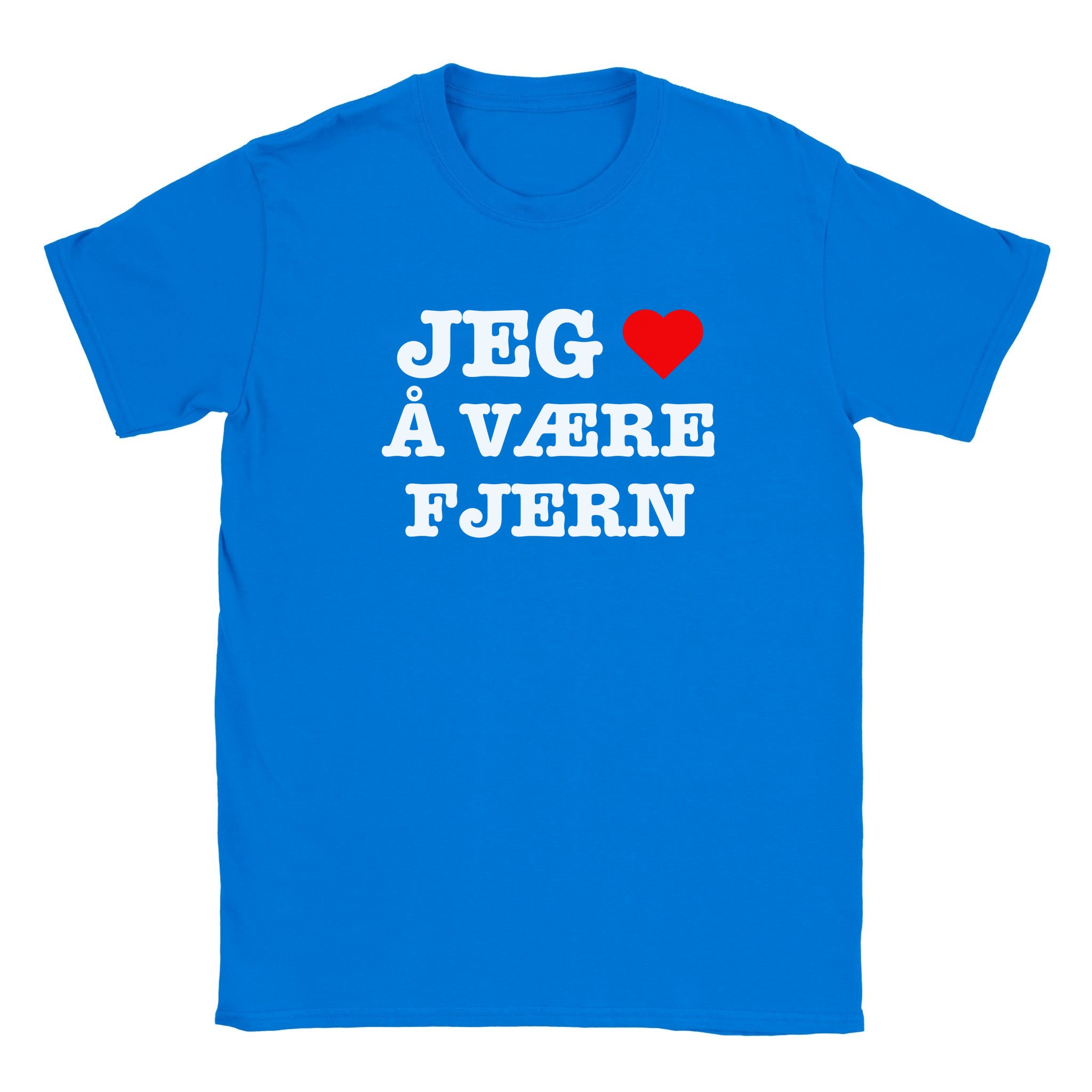 Jeg elsker å være fjern - Baby tee – Royal