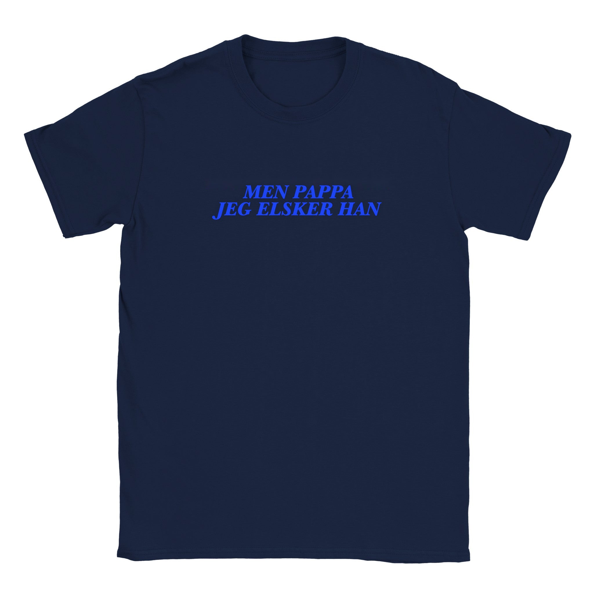 Men pappa jeg elsker han - Baby tee – Navy