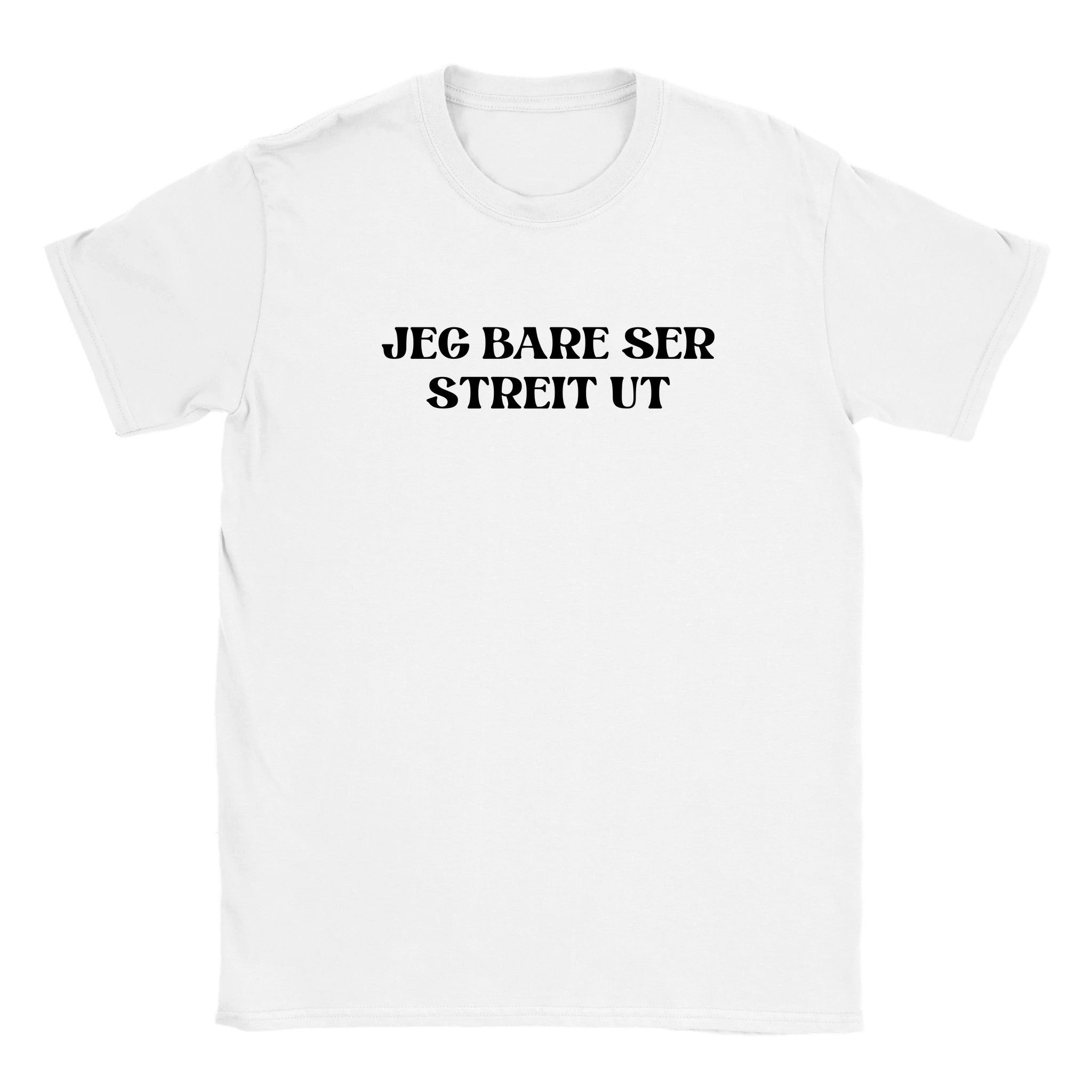 Jeg bare ser streit ut - Baby tee – White