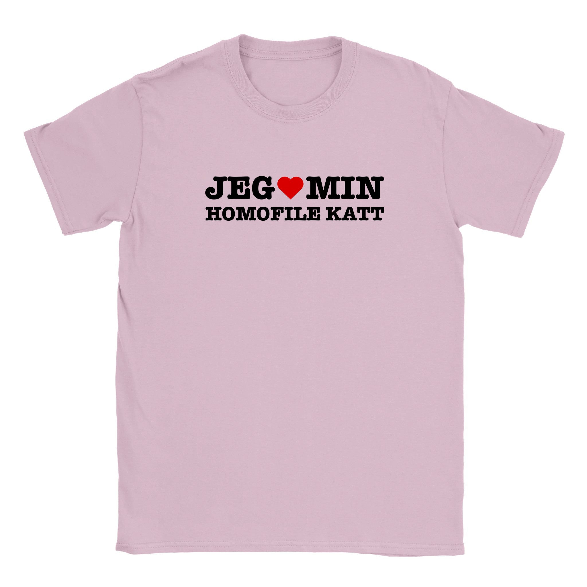 Jeg elsker min homofile katt - Baby tee – Light Pink
