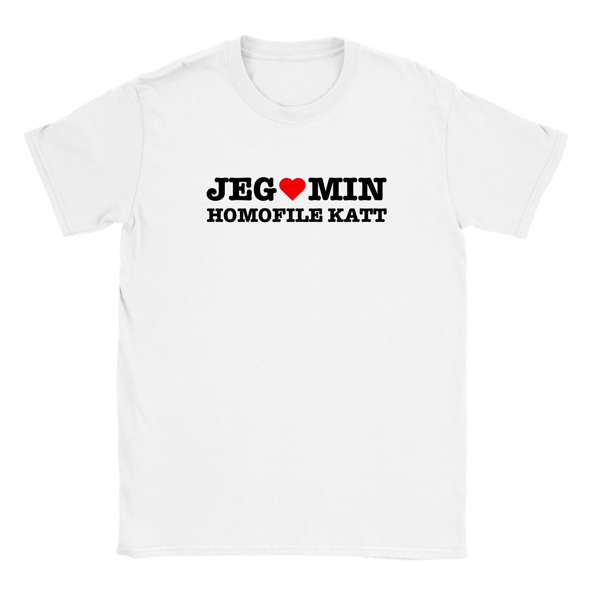 Jeg elsker min homofile katt - Baby tee – White