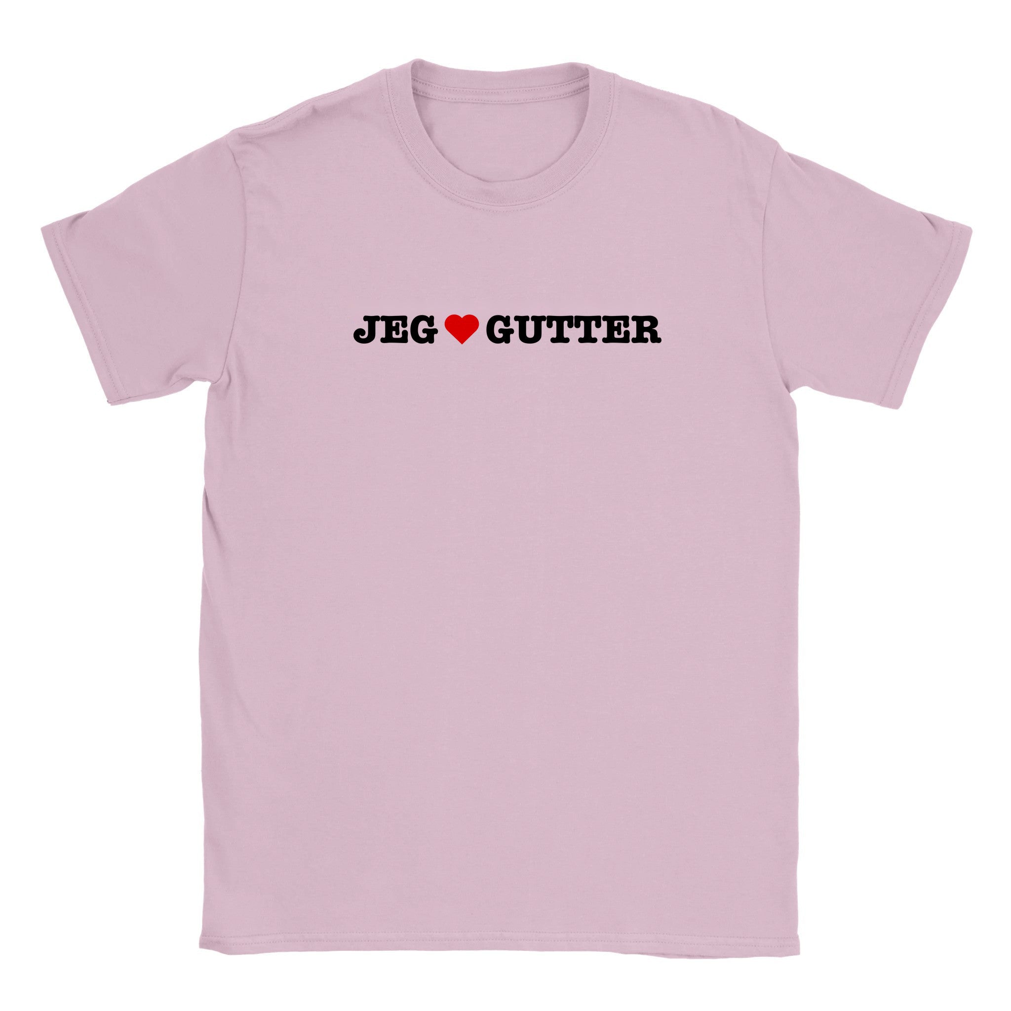 Jeg elsker gutter - Baby tee – Light Pink