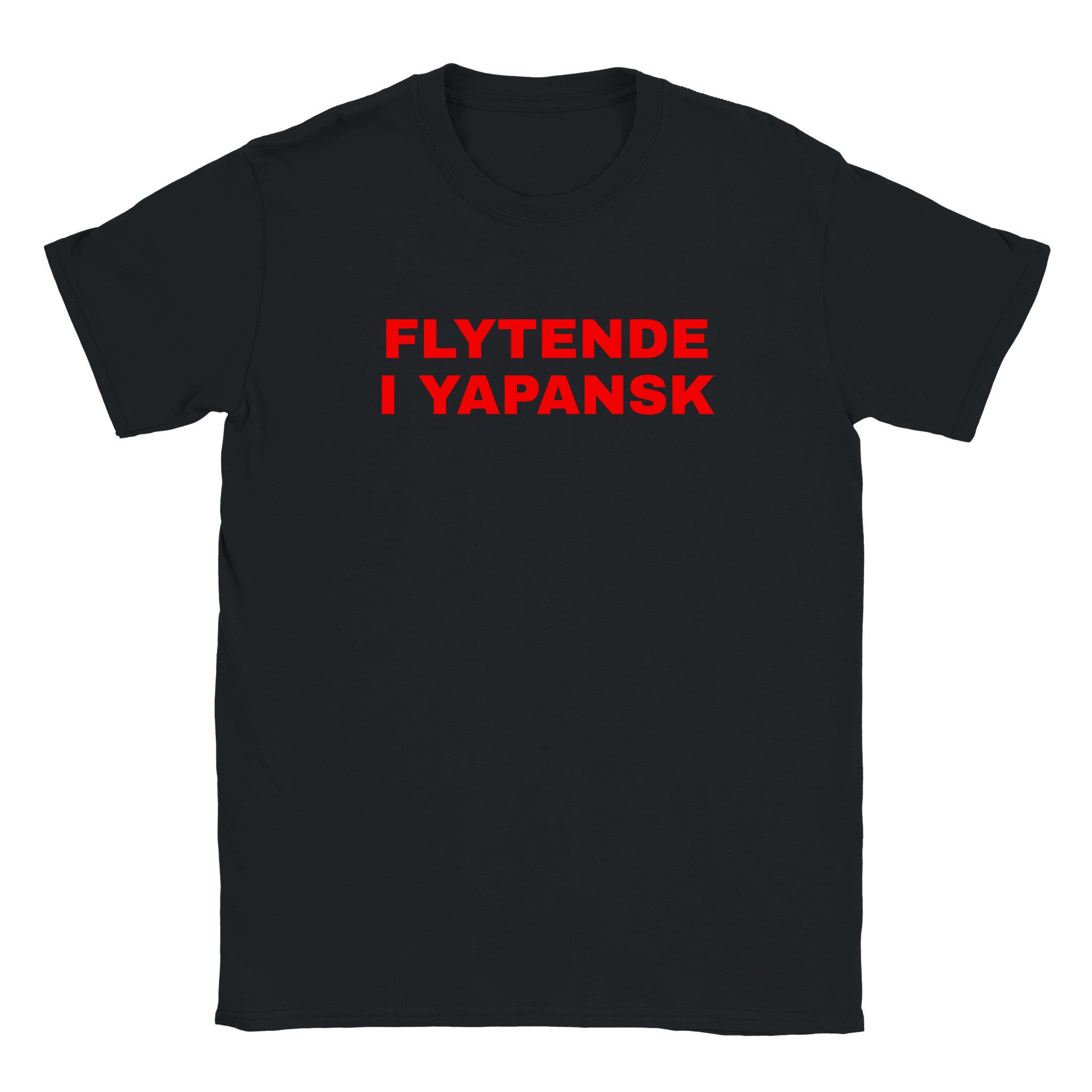 Flytende i yapansk - Baby tee – Black