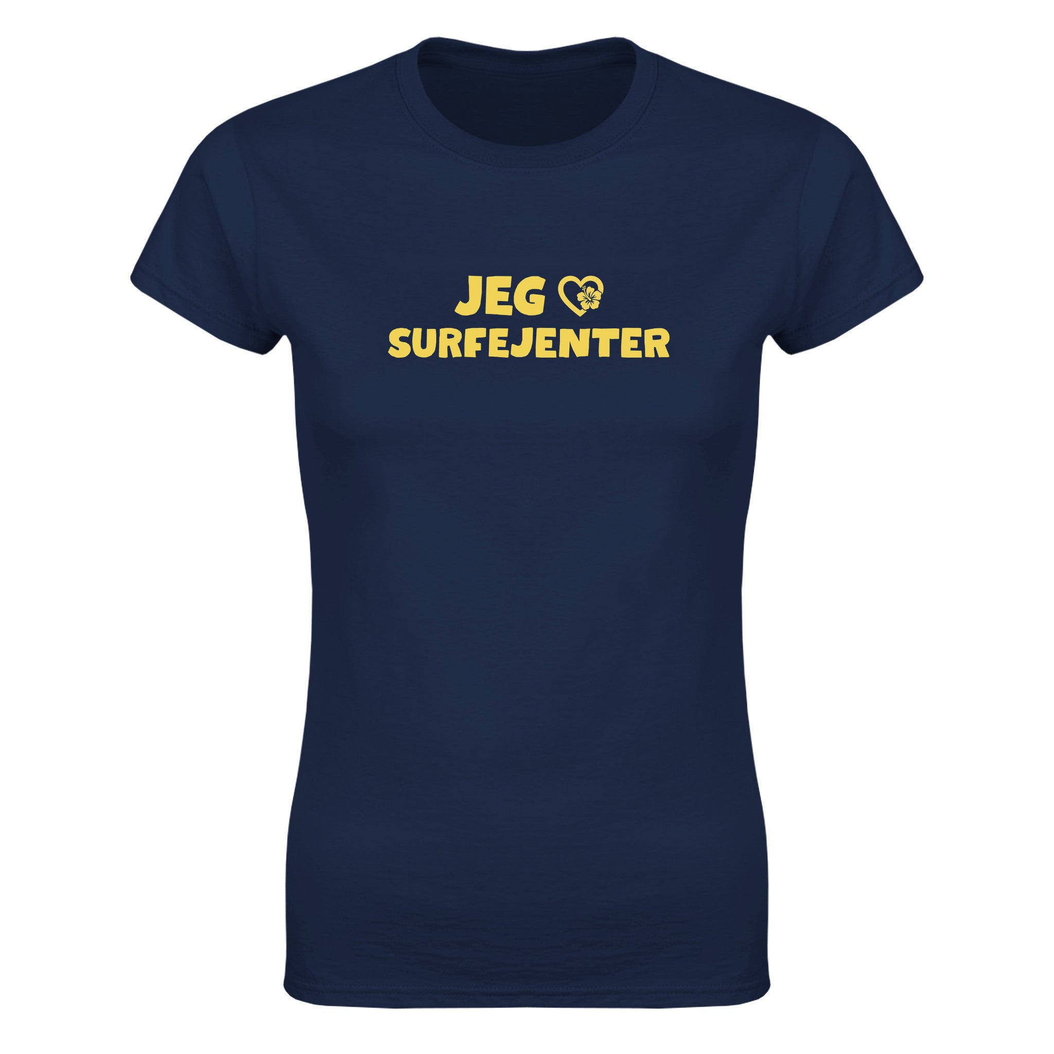 Jeg elsker surfejenter - Dame t-skjorte – Navy