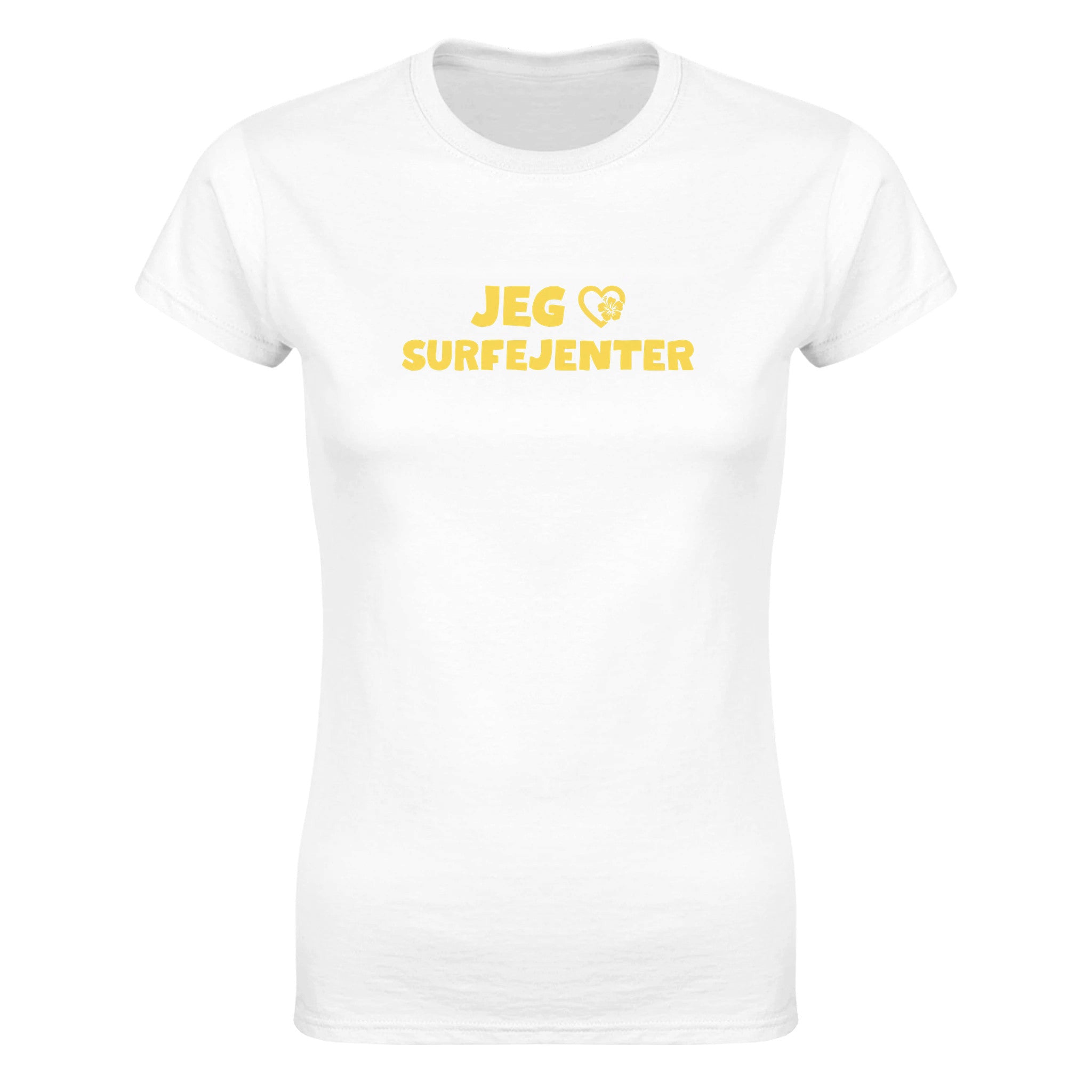 Jeg elsker surfejenter - Dame t-skjorte – White