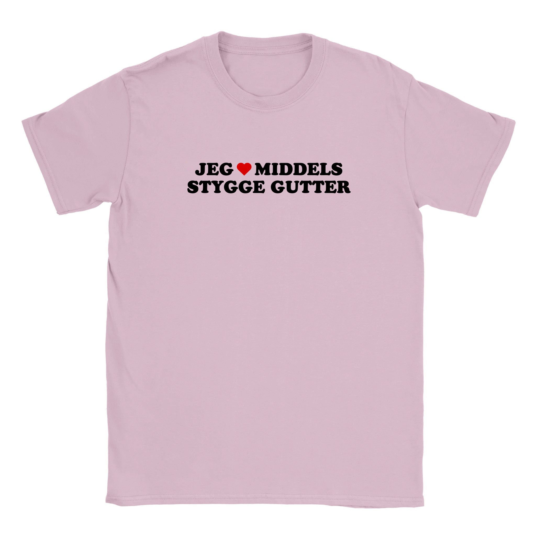 Jeg elsker middels stygge gutter - Baby tee – Light Pink