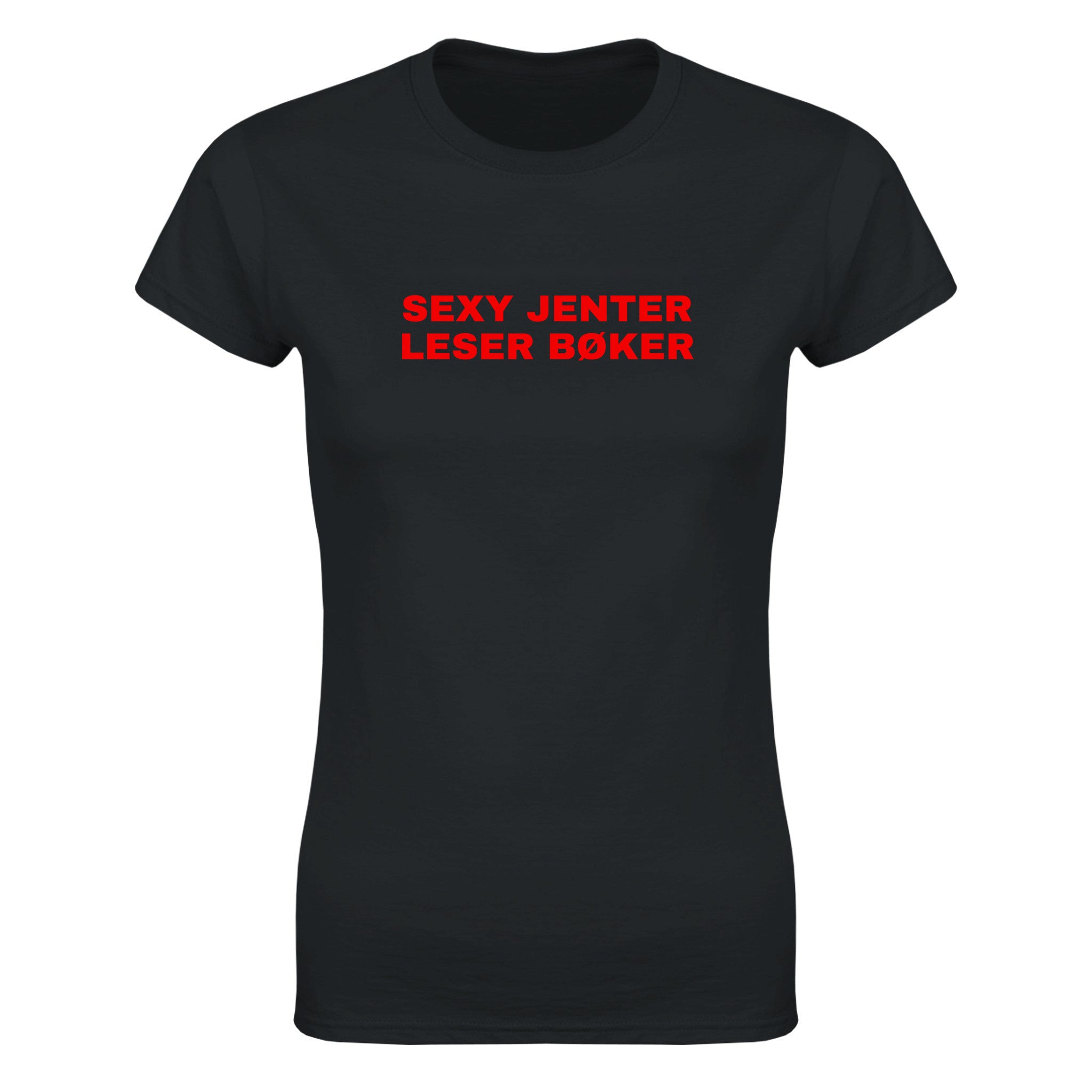 Sexy jenter leser bøker - Dame t-skjorte – Black
