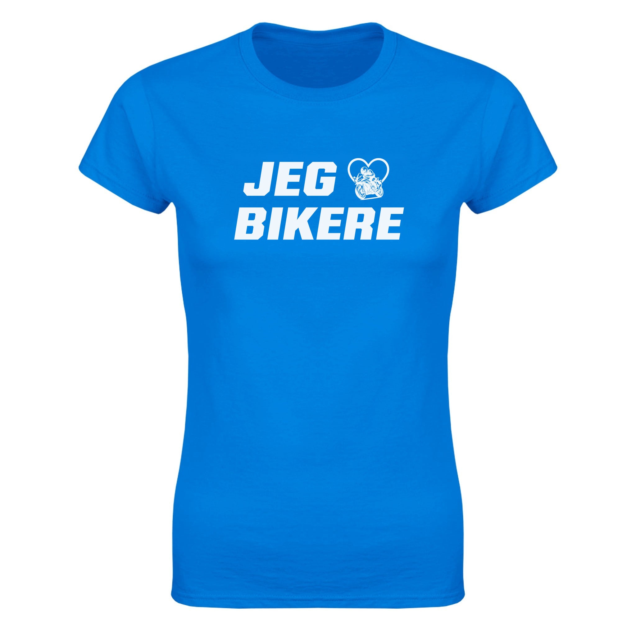 Jeg elsker bikere - Dame t-skjorte – Royal