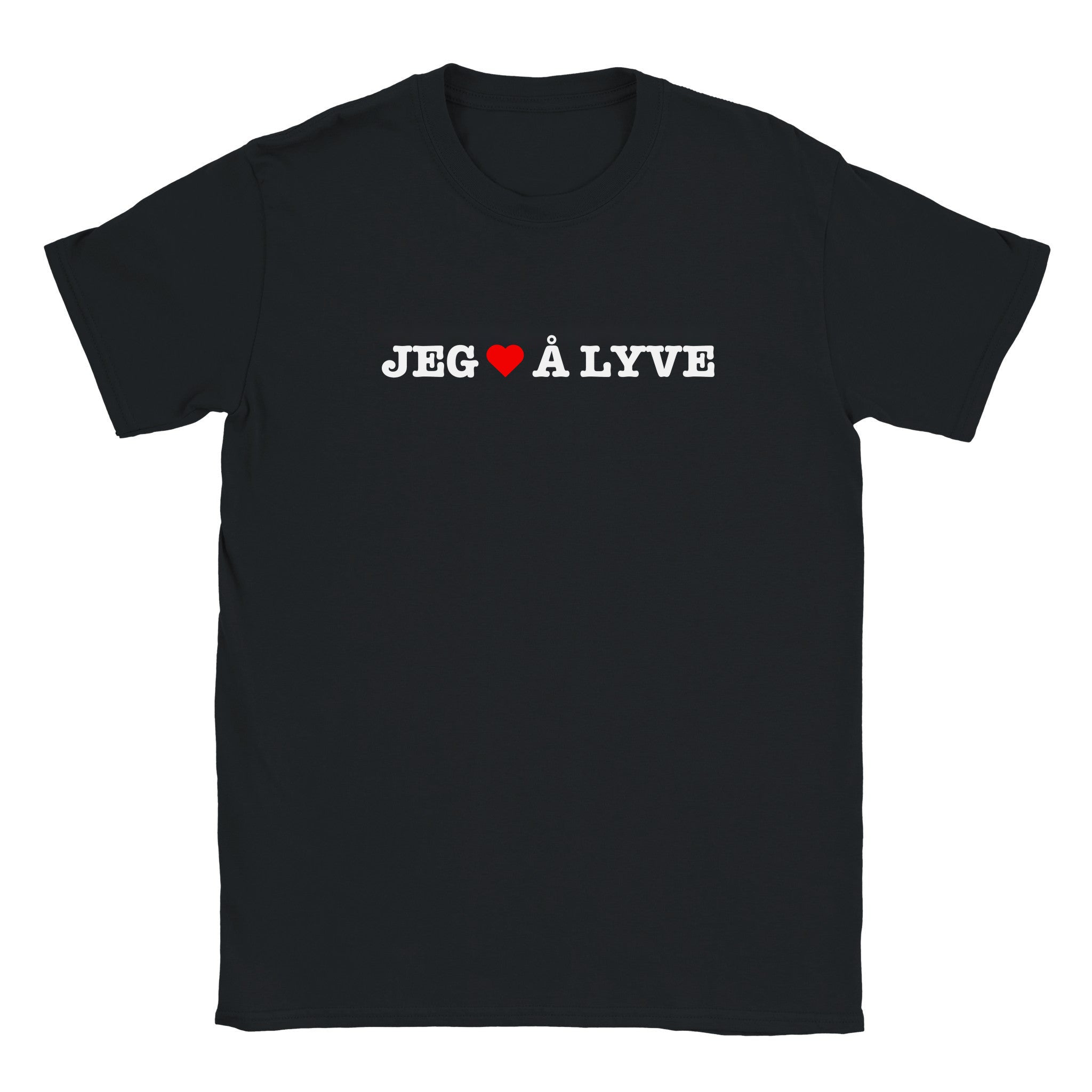 Jeg elsker å lyve - Baby tee – Black