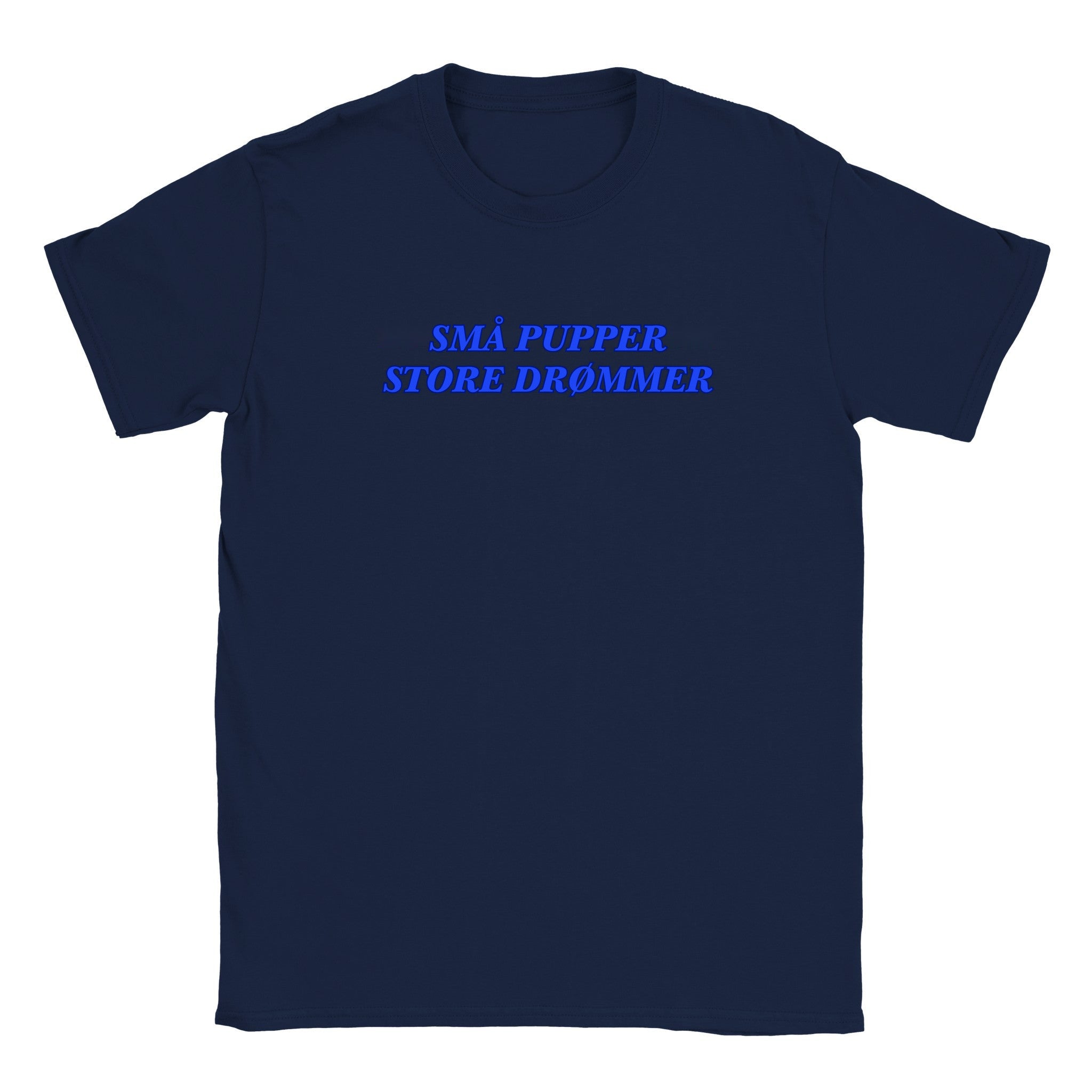 Små pupper store drømmer - Baby tee – Navy
