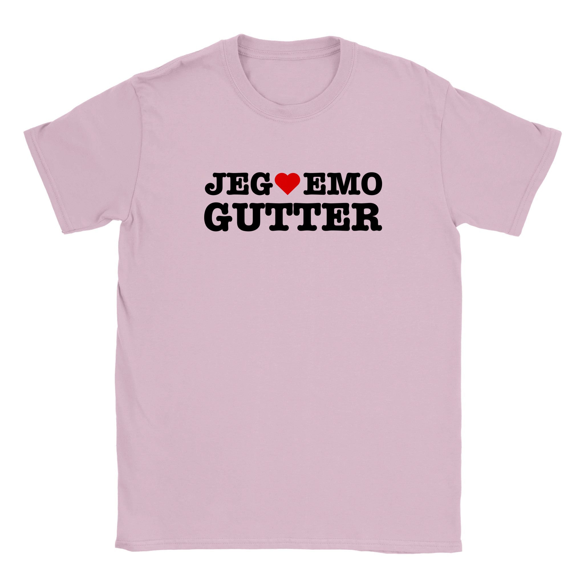 Jeg elsker emo gutter - Baby tee – Light Pink