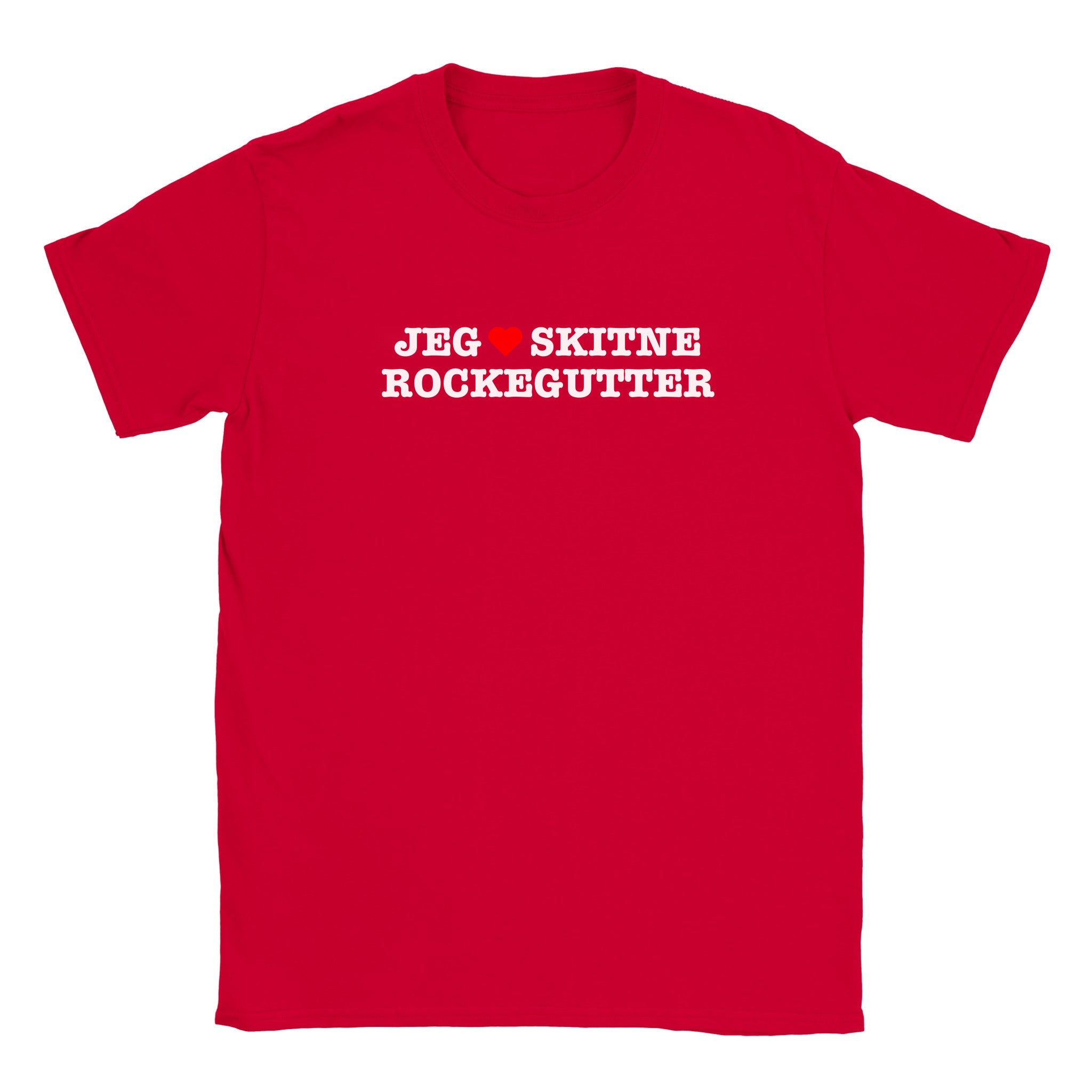 Jeg elsker skitne rockegutter - Baby tee – Red