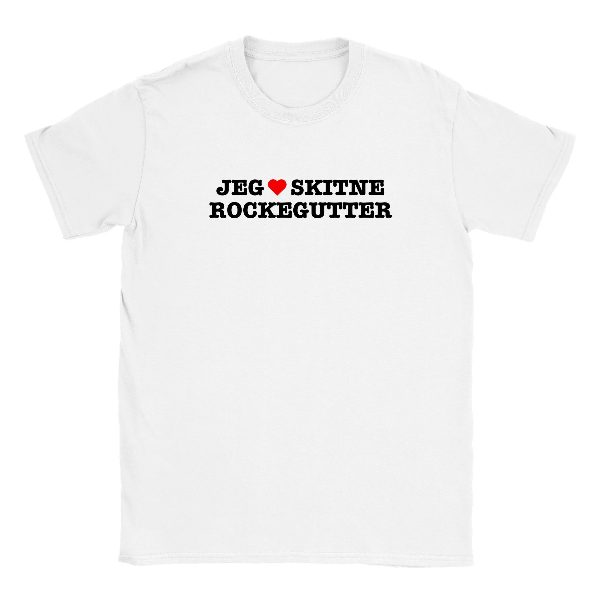 Jeg elsker skitne rockegutter - Baby tee – White