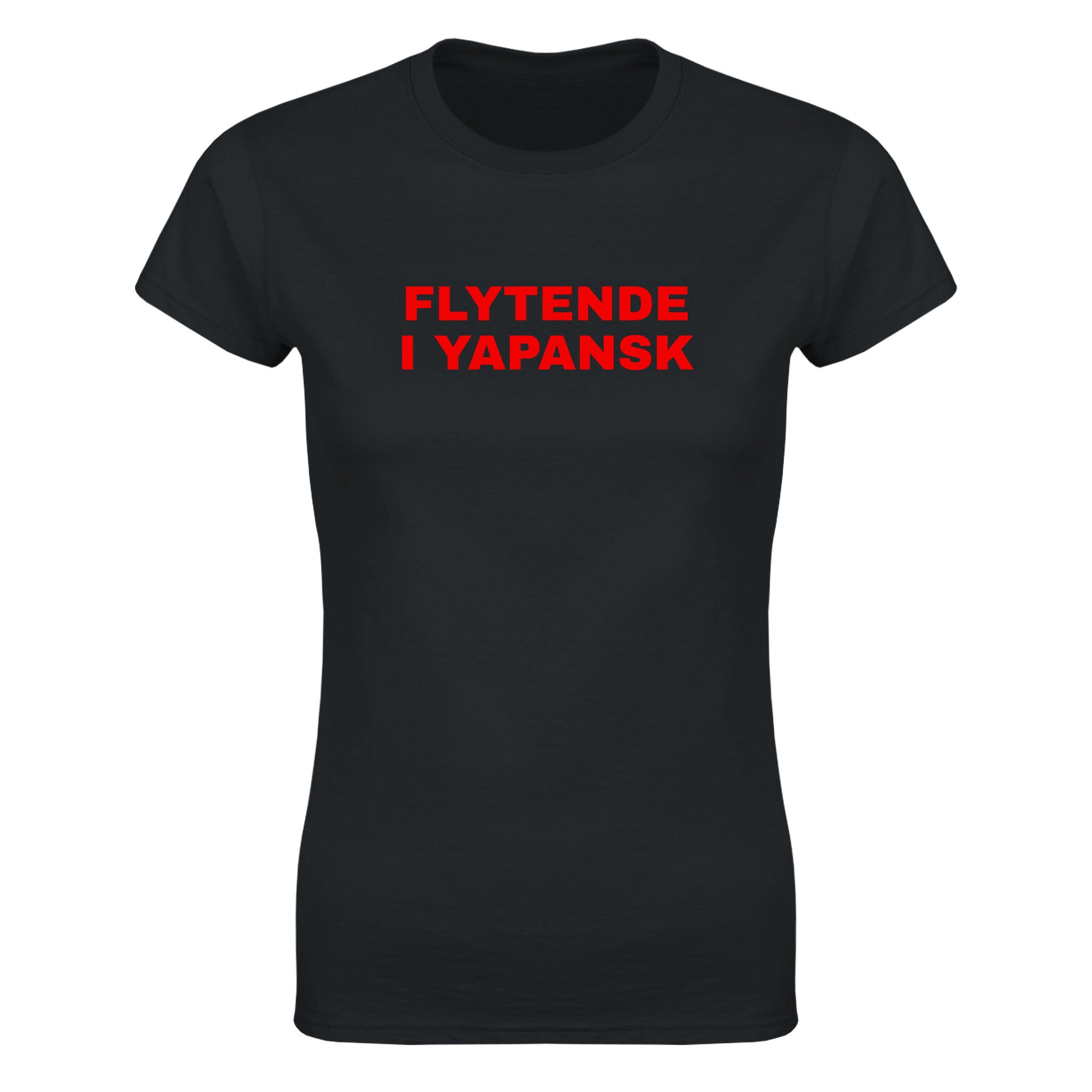 Flytende i yapansk - Dame t-skjorte – Black