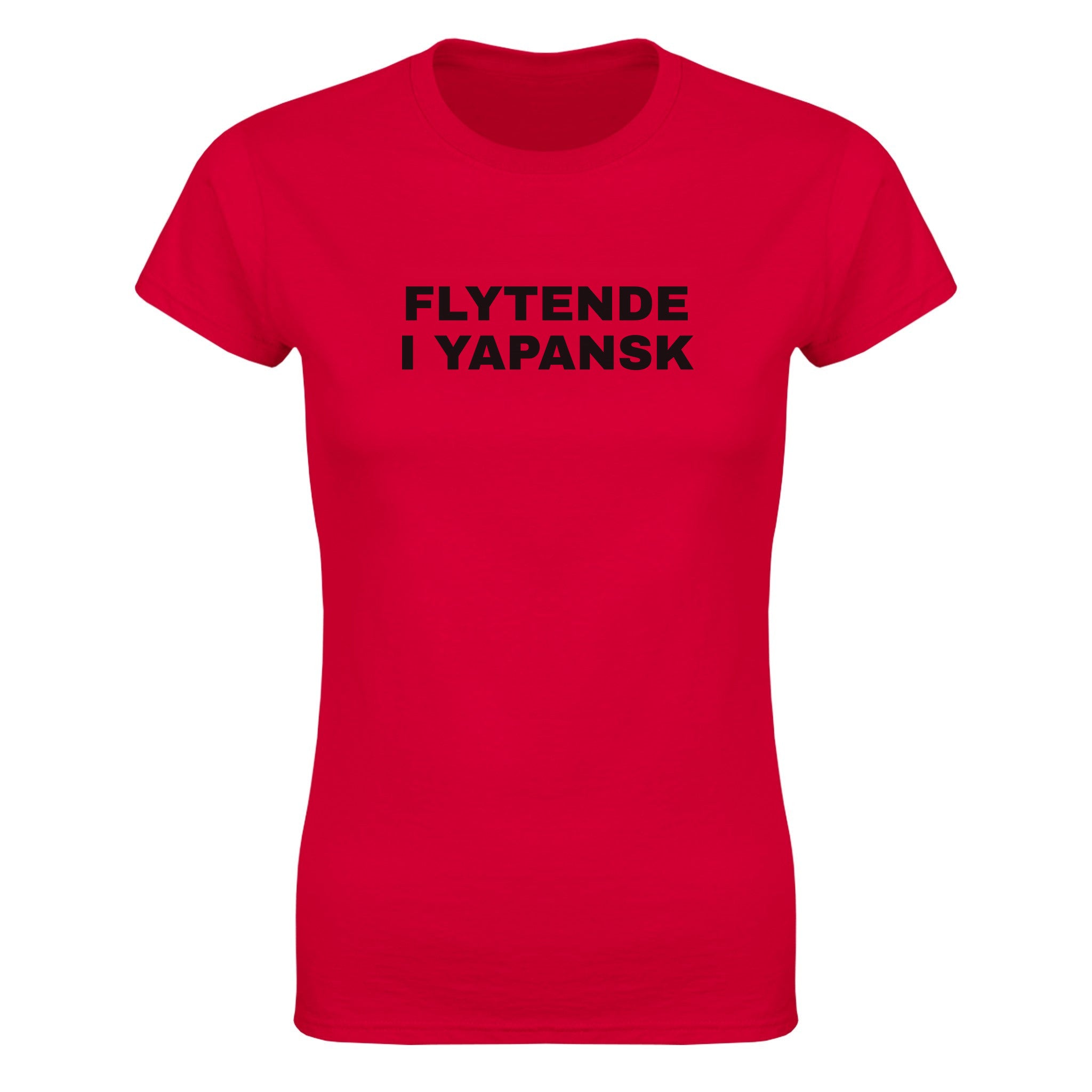 Flytende i yapansk - Dame t-skjorte – Red
