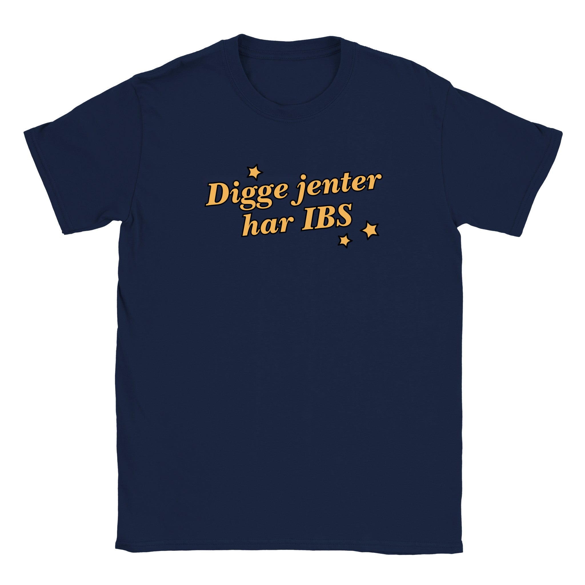 Digge jenter har IBS - Baby tee – Navy